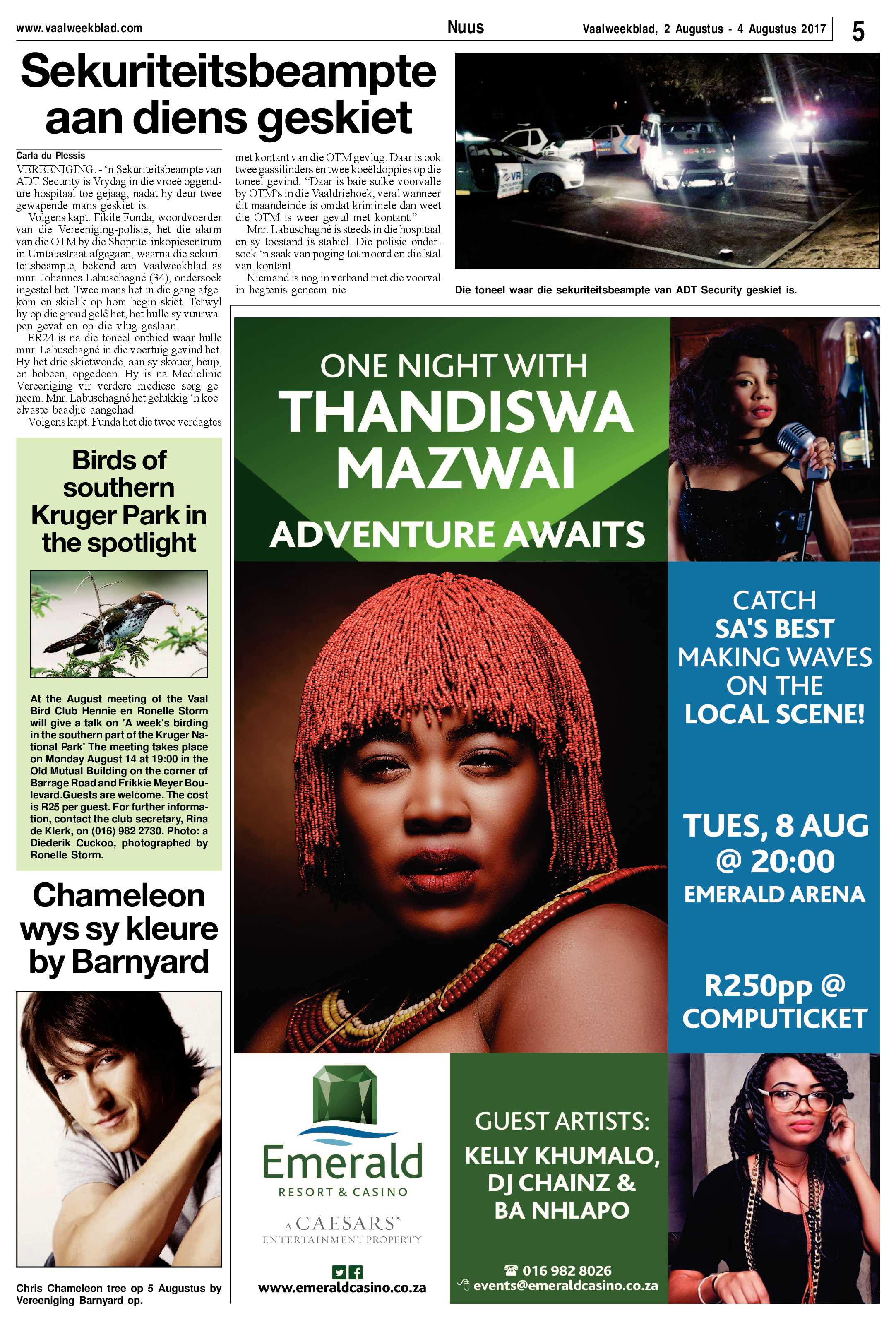 Vaalweekblad 2 – 4 Augustus 2017 page 5