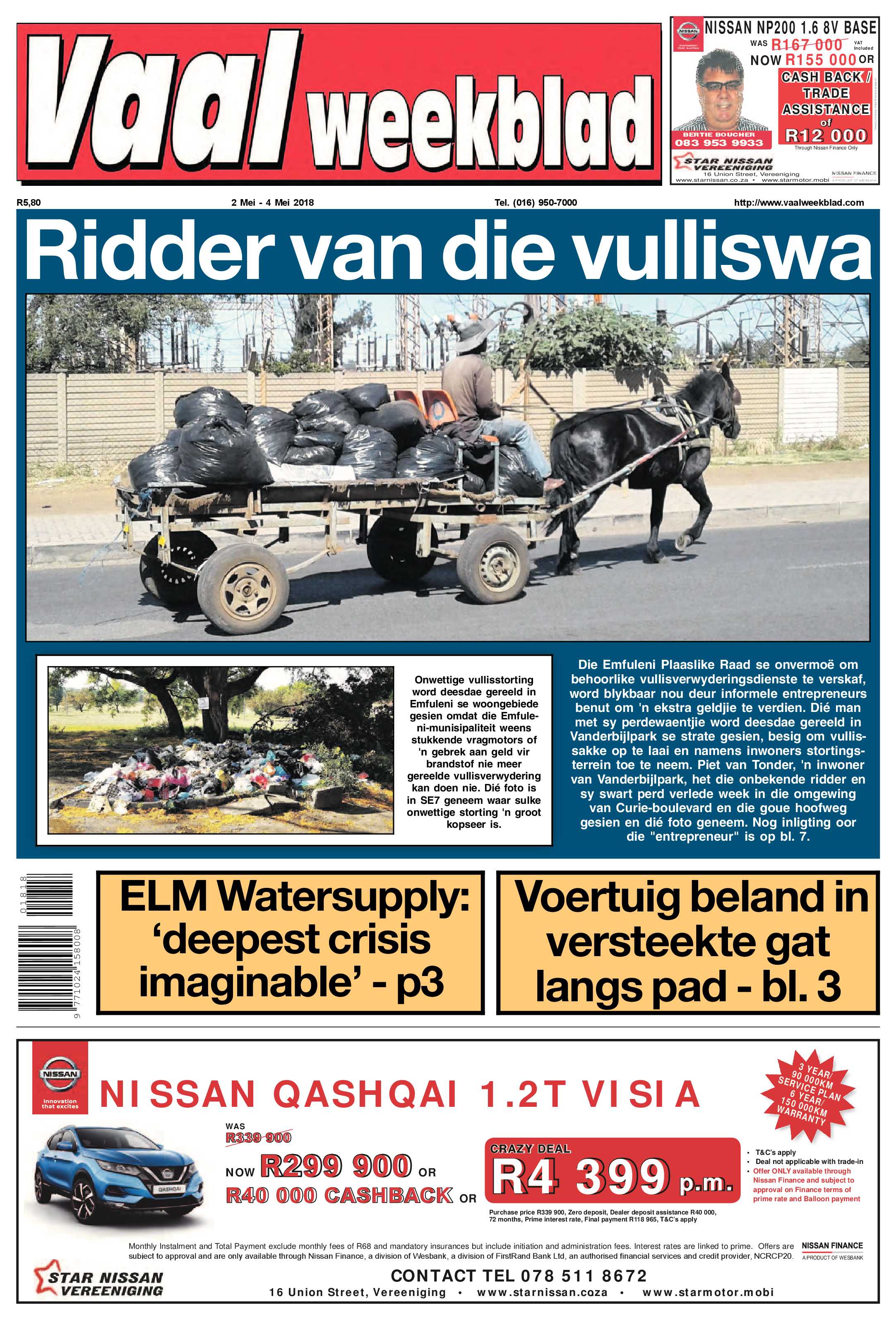 Vaalweekblad 2 – 4 Mei 2018 page 1
