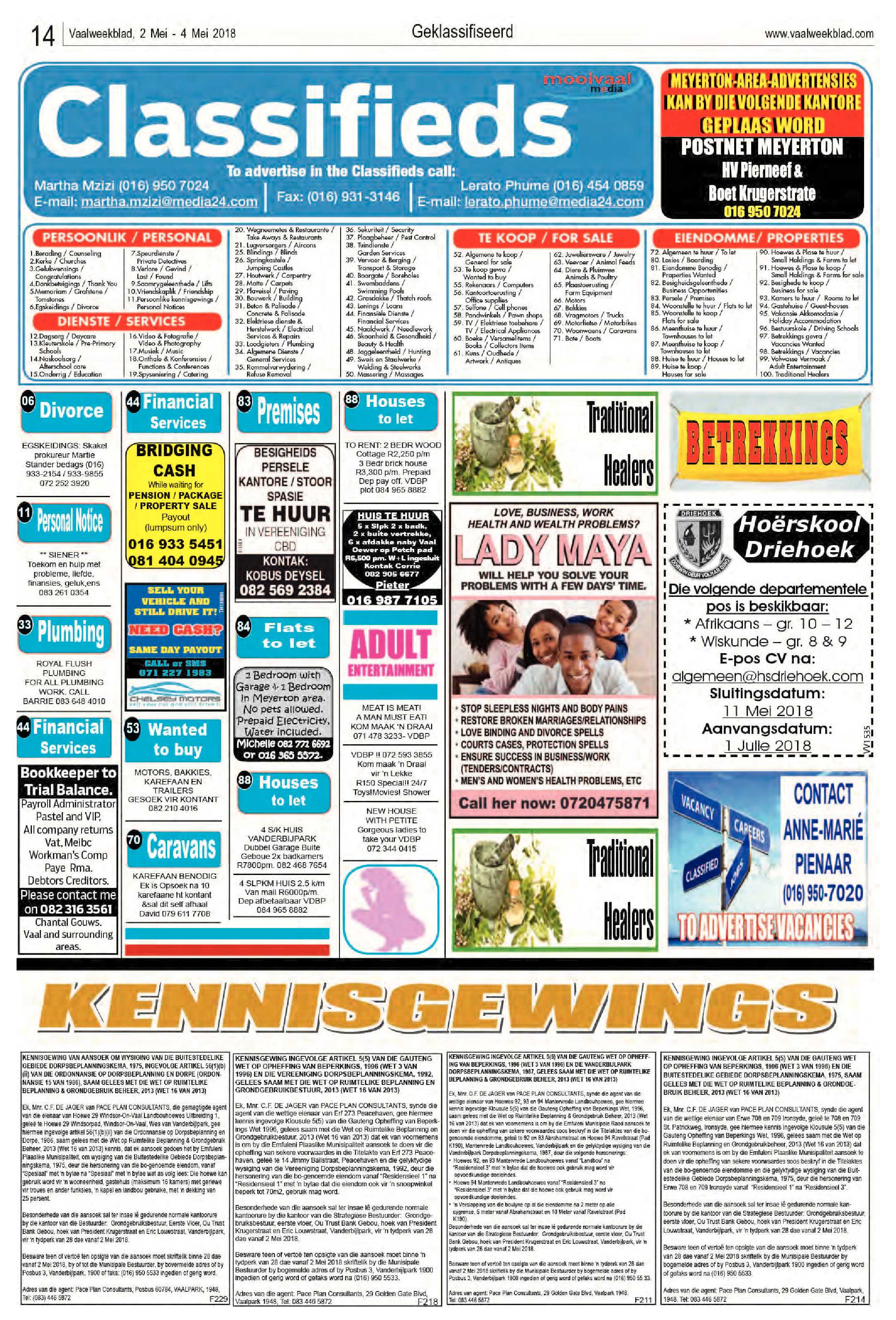 Vaalweekblad 2 – 4 Mei 2018 page 14