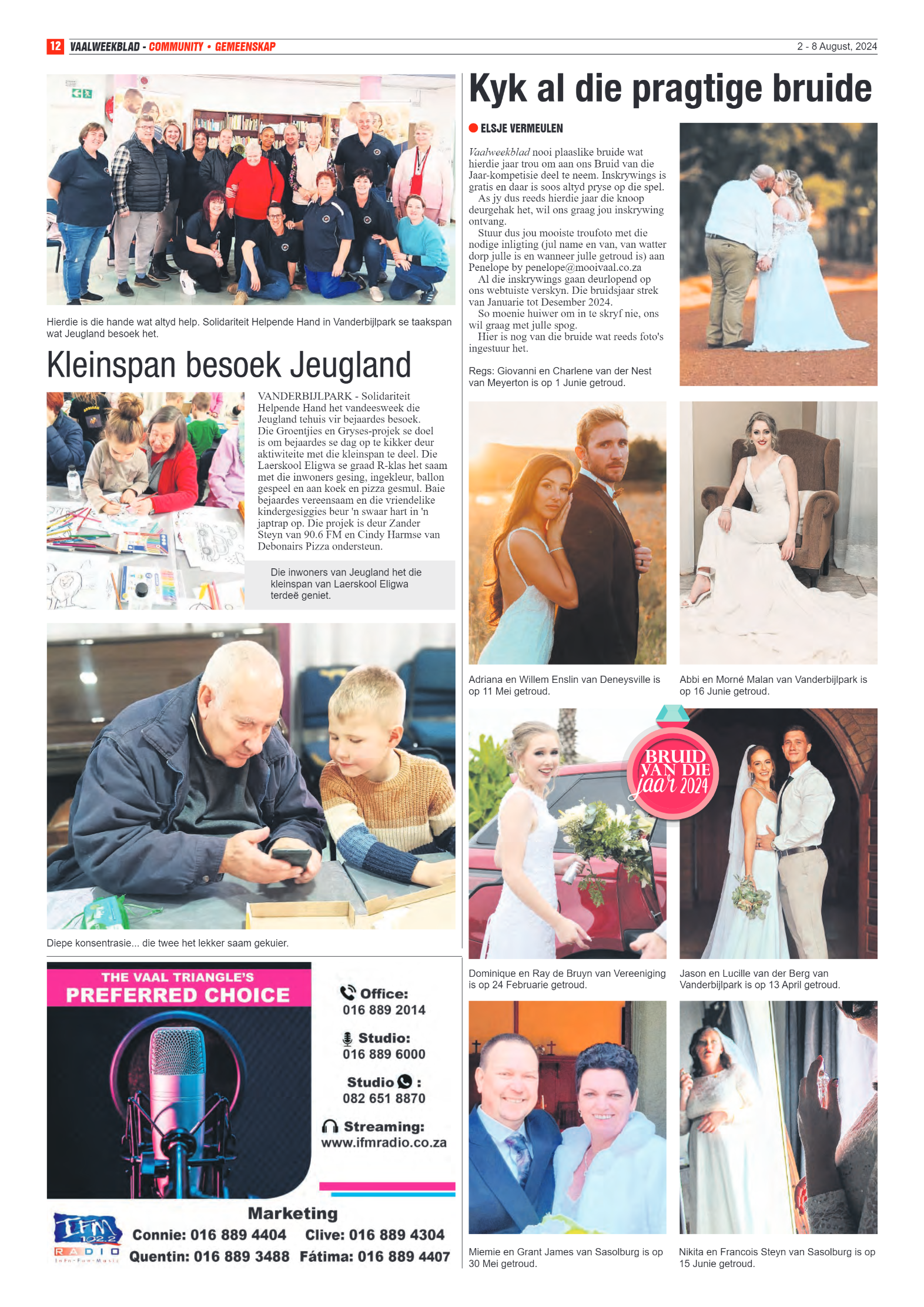 Vaalweekblad 2 – 8 August, 2024 page 12