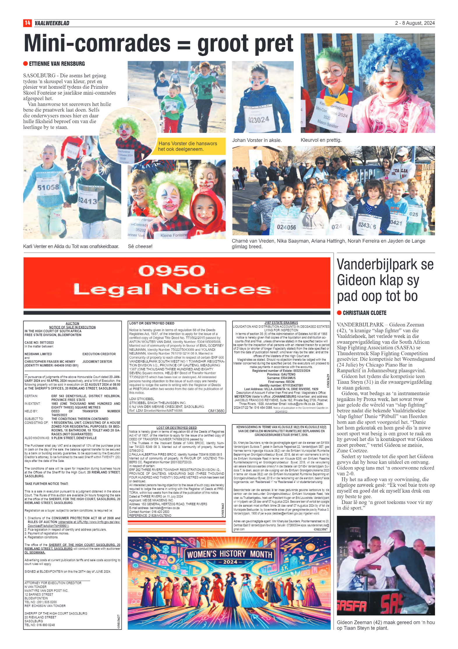 Vaalweekblad 2 – 8 August, 2024 page 14