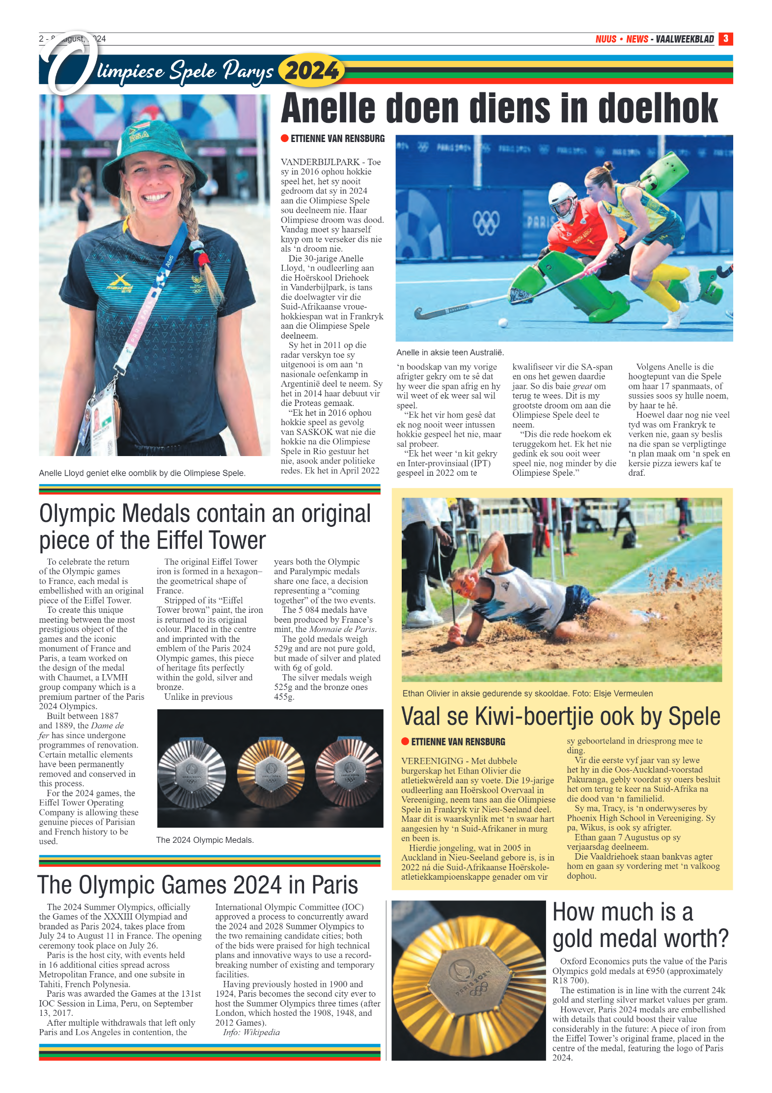 Vaalweekblad 2 – 8 August, 2024 page 3