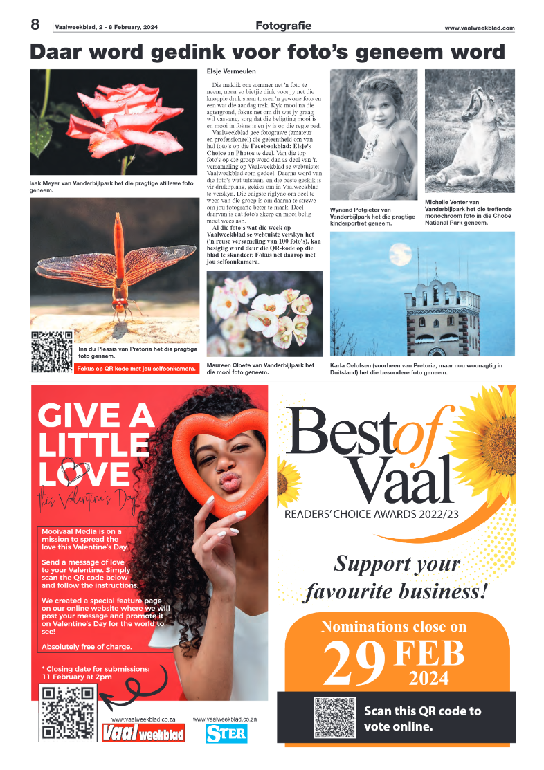 Vaalweekblad, 2 – 8 February, 2024 page 8