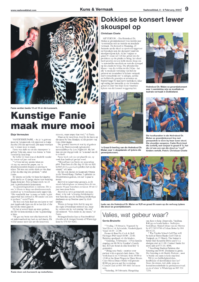 Vaalweekblad, 2 – 8 February, 2024 page 9