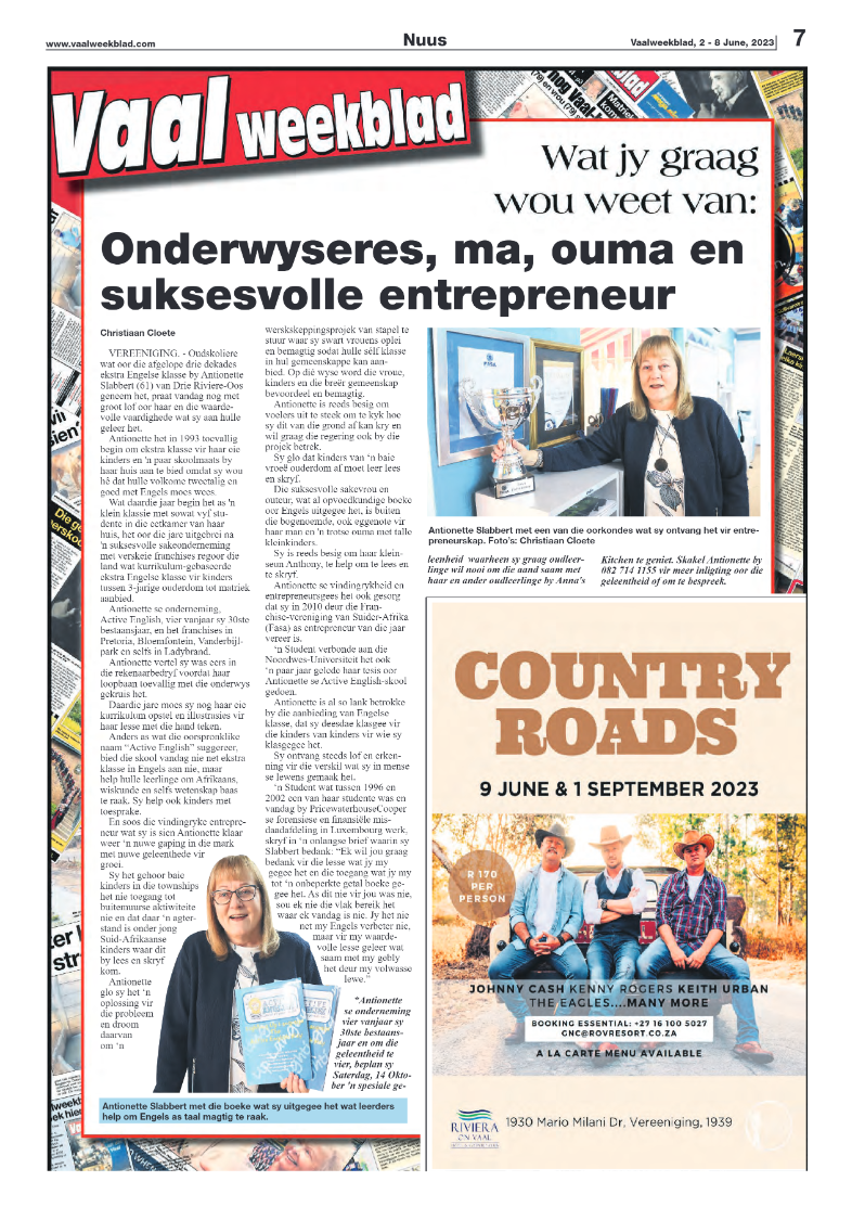 Vaalweekblad, 2 – 8 June, 2023 page 7