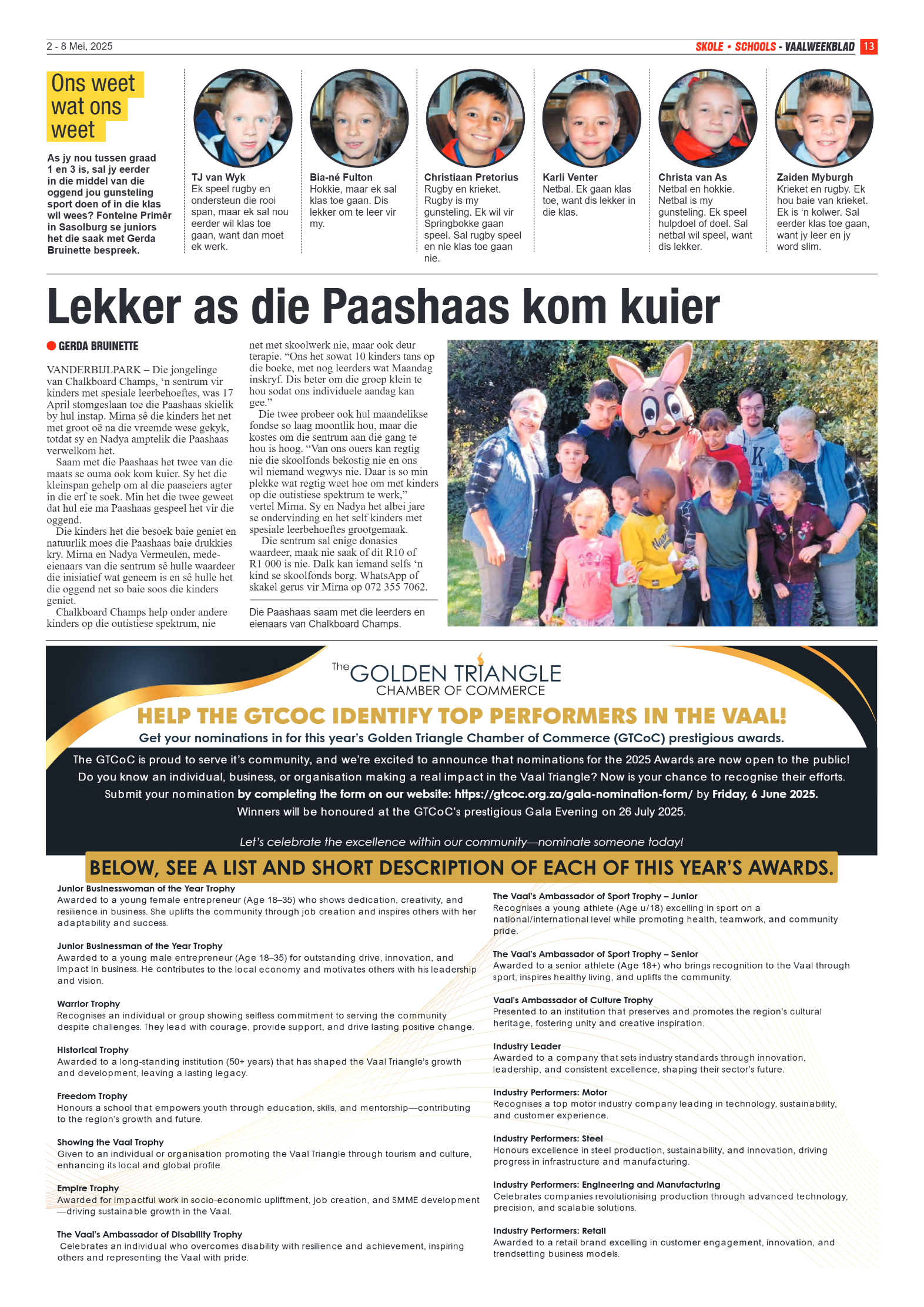 Vaalweekblad 2 – 8 Mei, 2025 page 13
