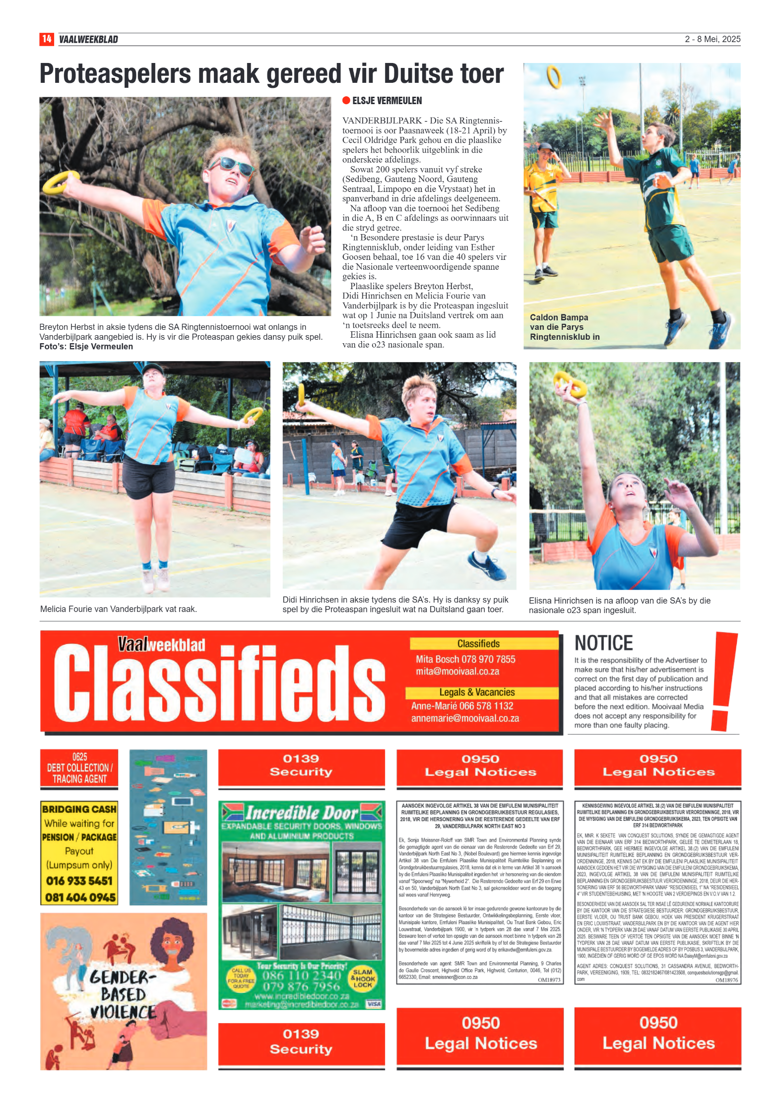 Vaalweekblad 2 – 8 Mei, 2025 page 14