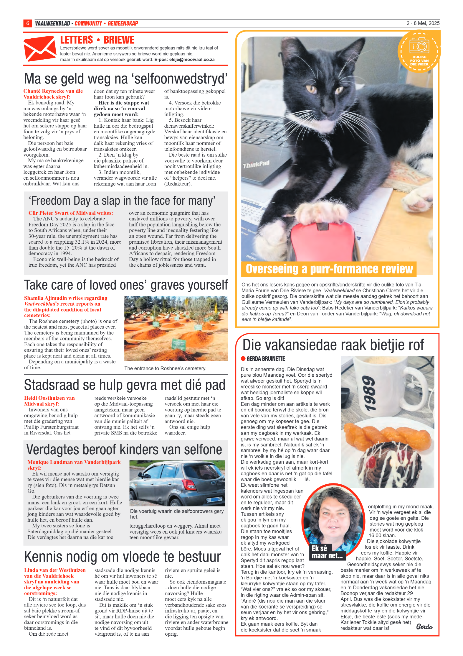 Vaalweekblad 2 – 8 Mei, 2025 page 6