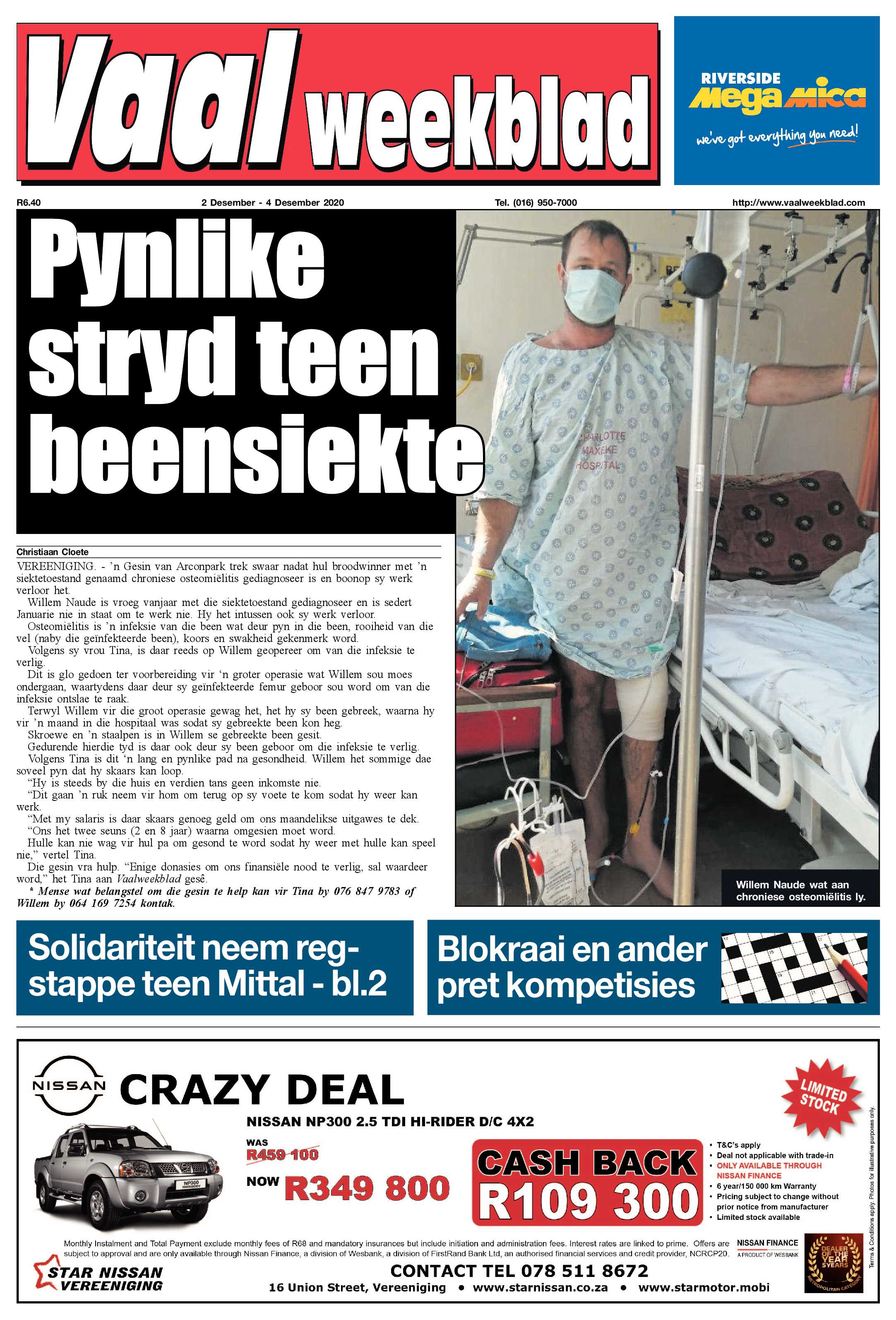 Vaalweekblad 2 Desember – 4 Desember 2020 page 1