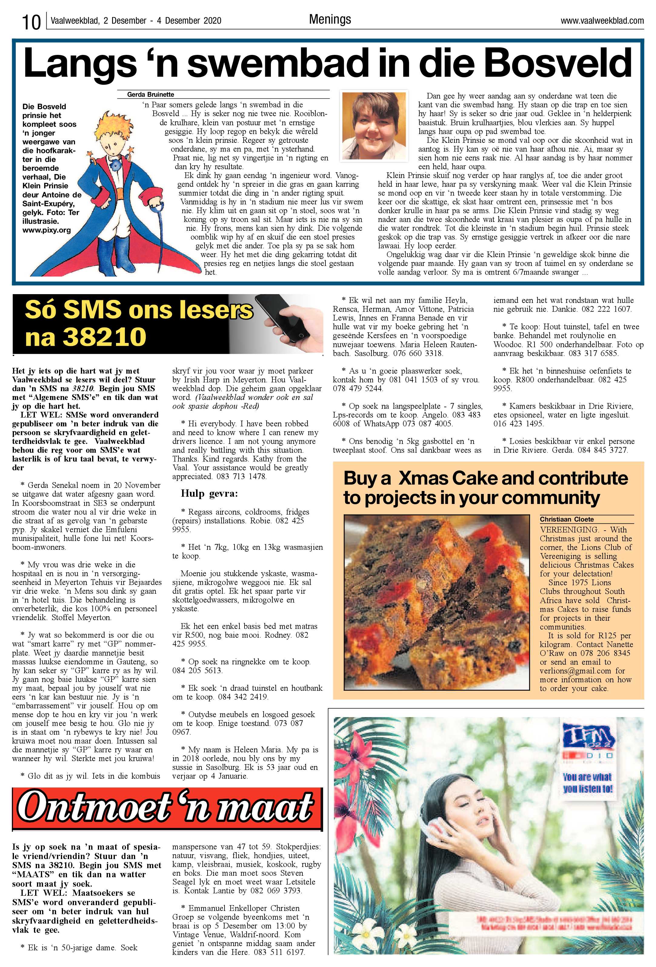 Vaalweekblad 2 Desember – 4 Desember 2020 page 10