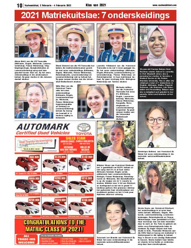Vaalweekblad 2 Februarie – 4 Februarie 2022 page 6