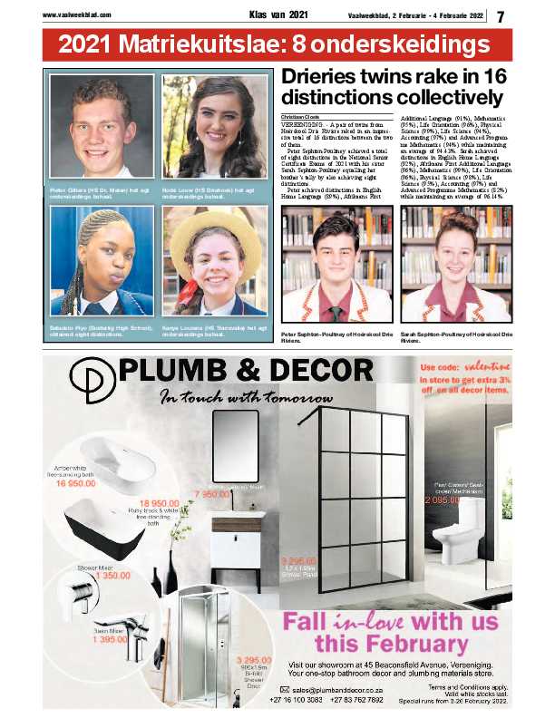 Vaalweekblad 2 Februarie – 4 Februarie 2022 page 9