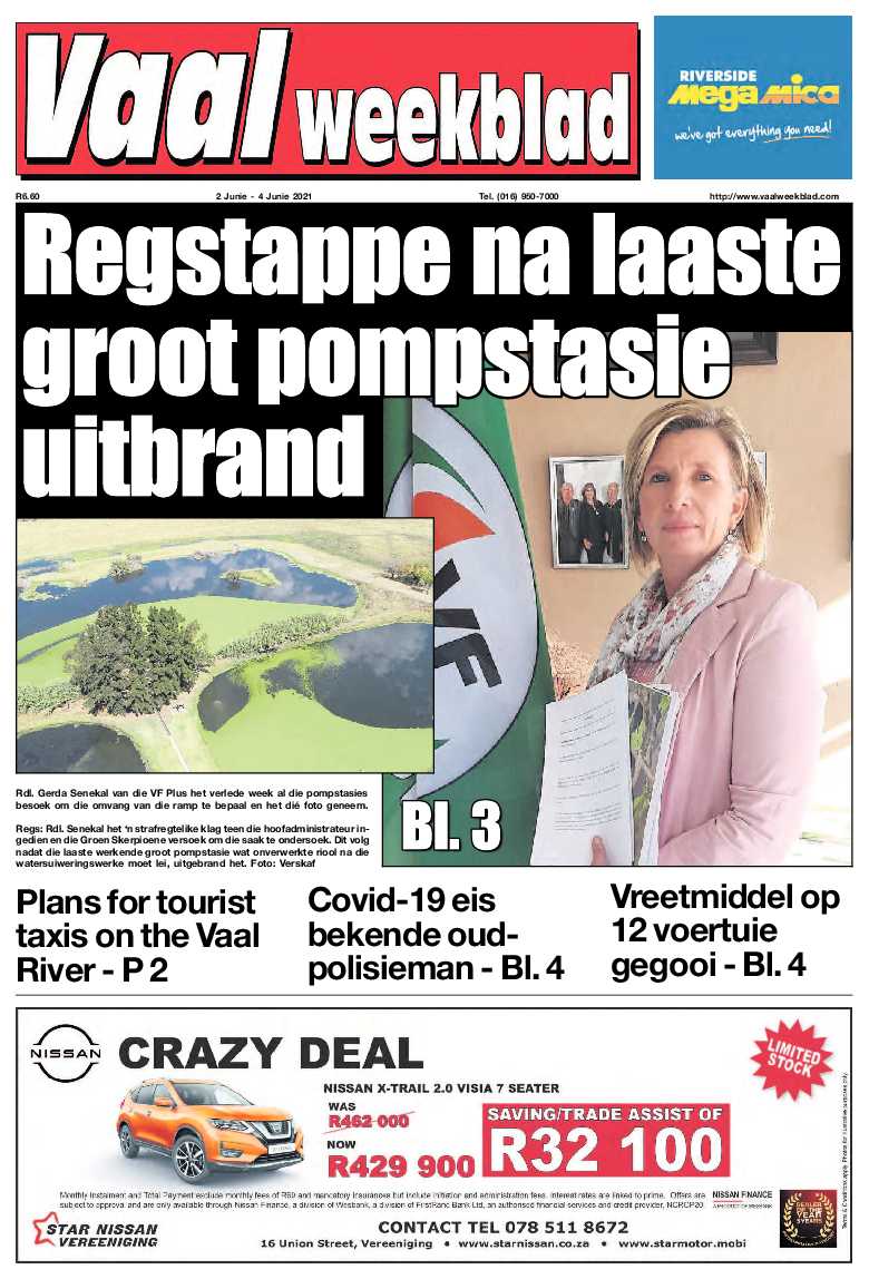 Vaalweekblad, 2 Junie – 4 Junie 2021 page 1