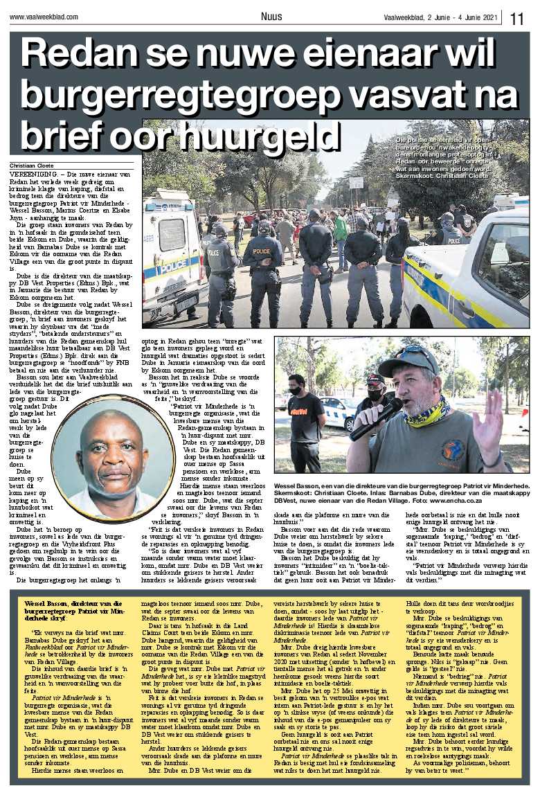 Vaalweekblad, 2 Junie – 4 Junie 2021 page 11