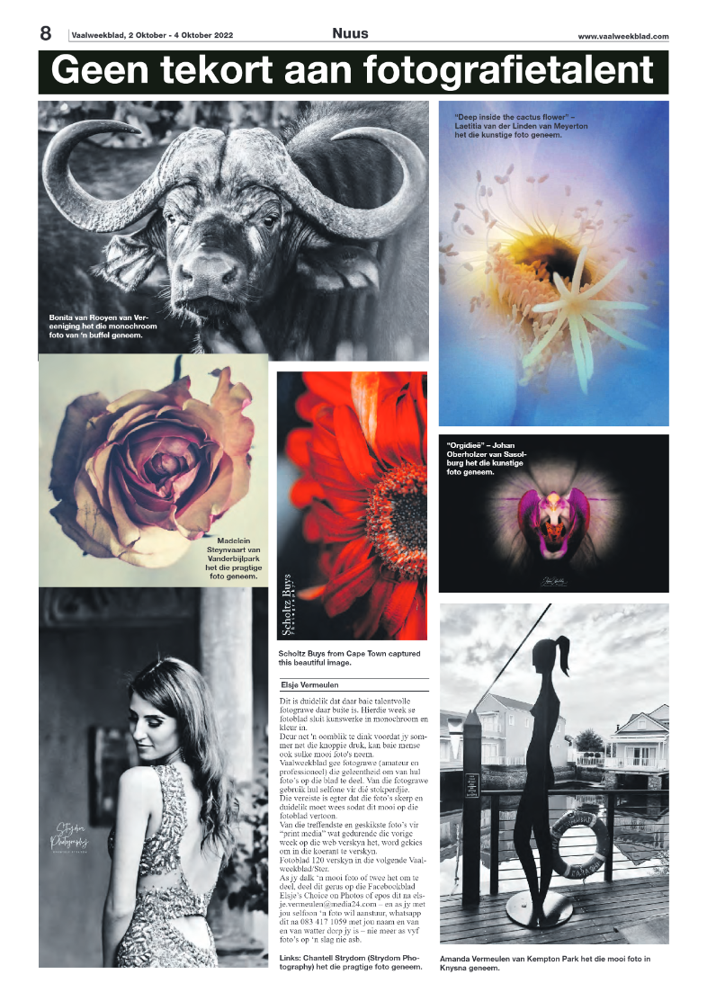 Vaalweekblad, 2 November – 4 November 2022 page 8
