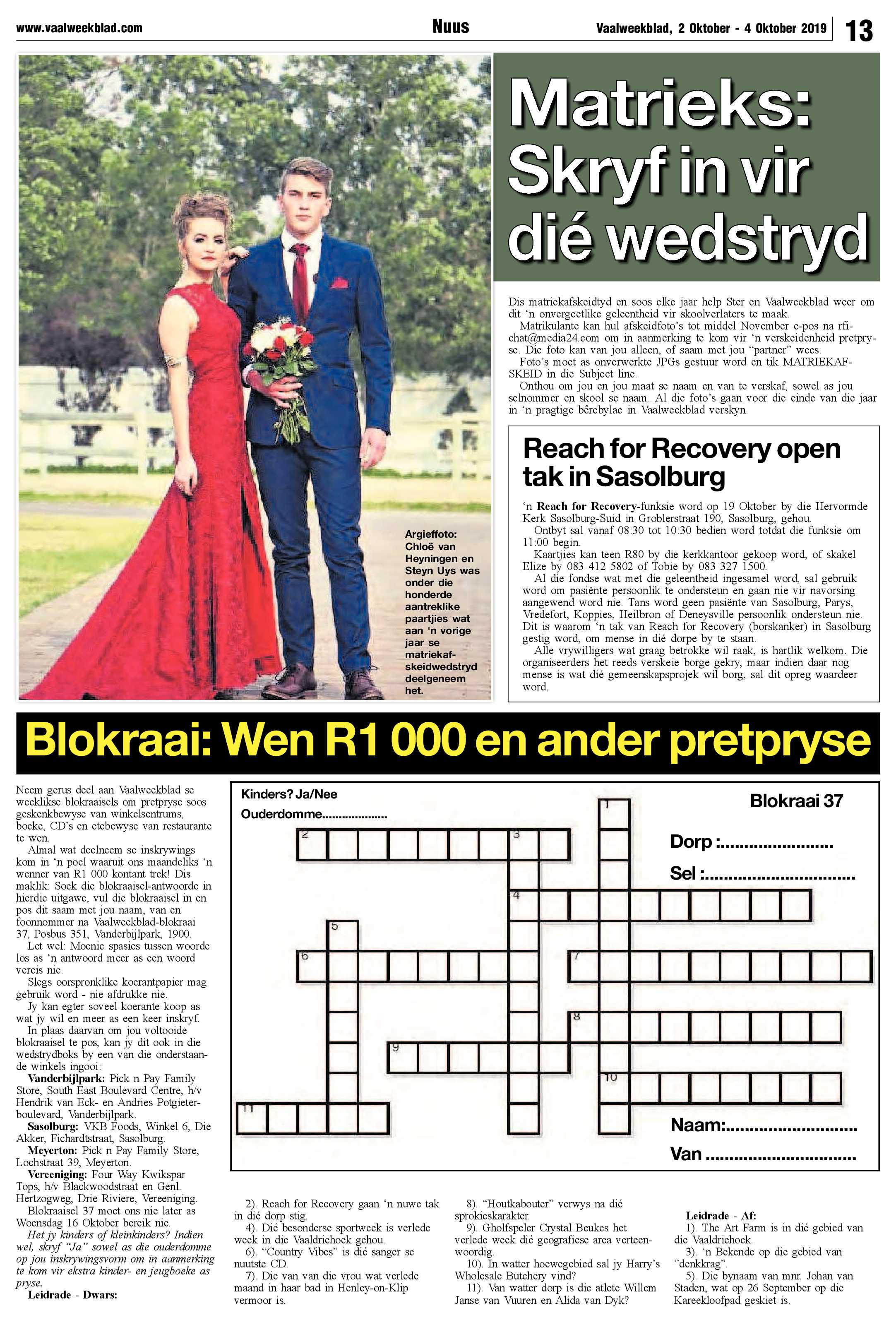 Vaalweekblad 2 – 4 Oktober page 13