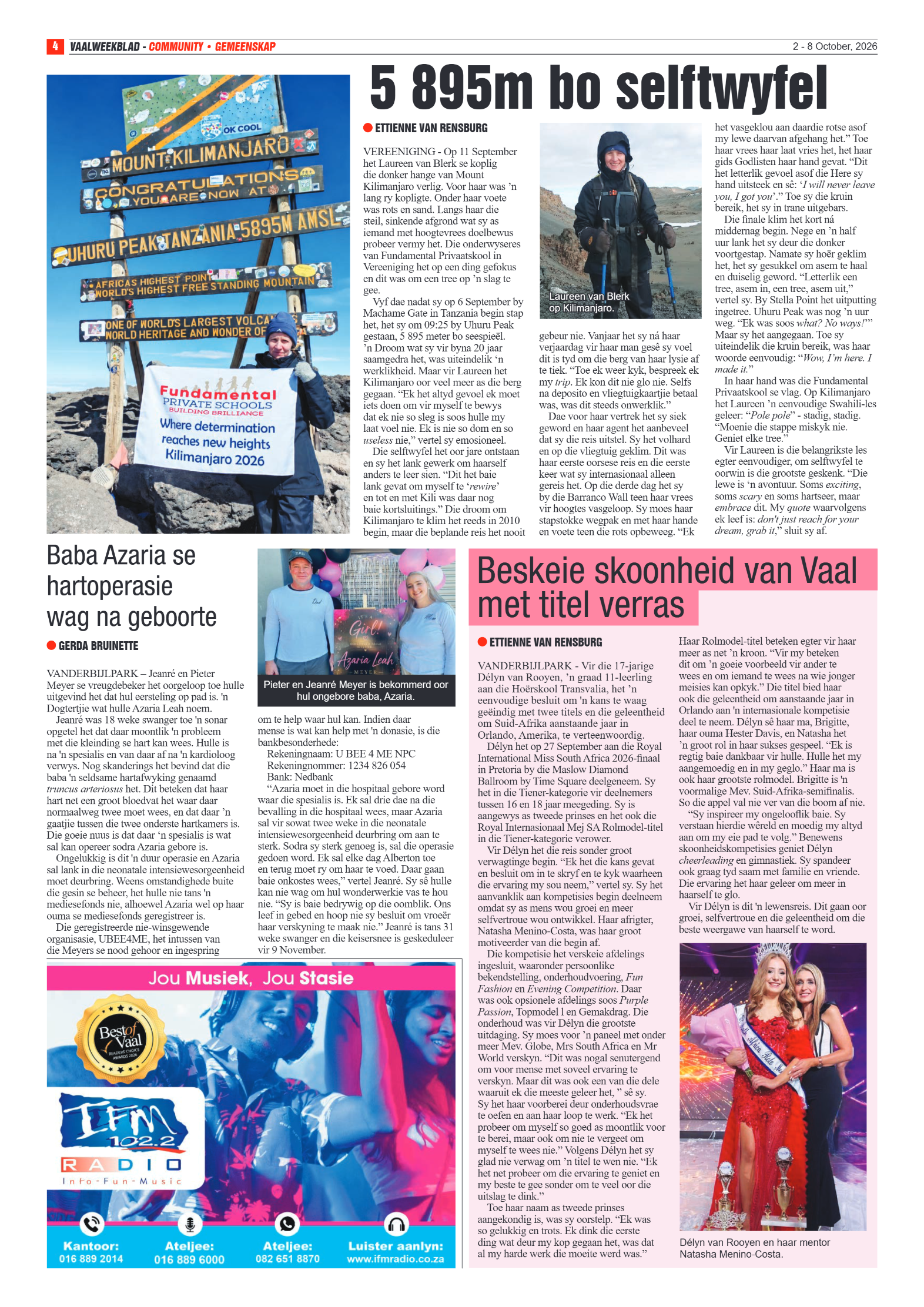 Vaalweekblad – 2 Oktober 2026 page 4