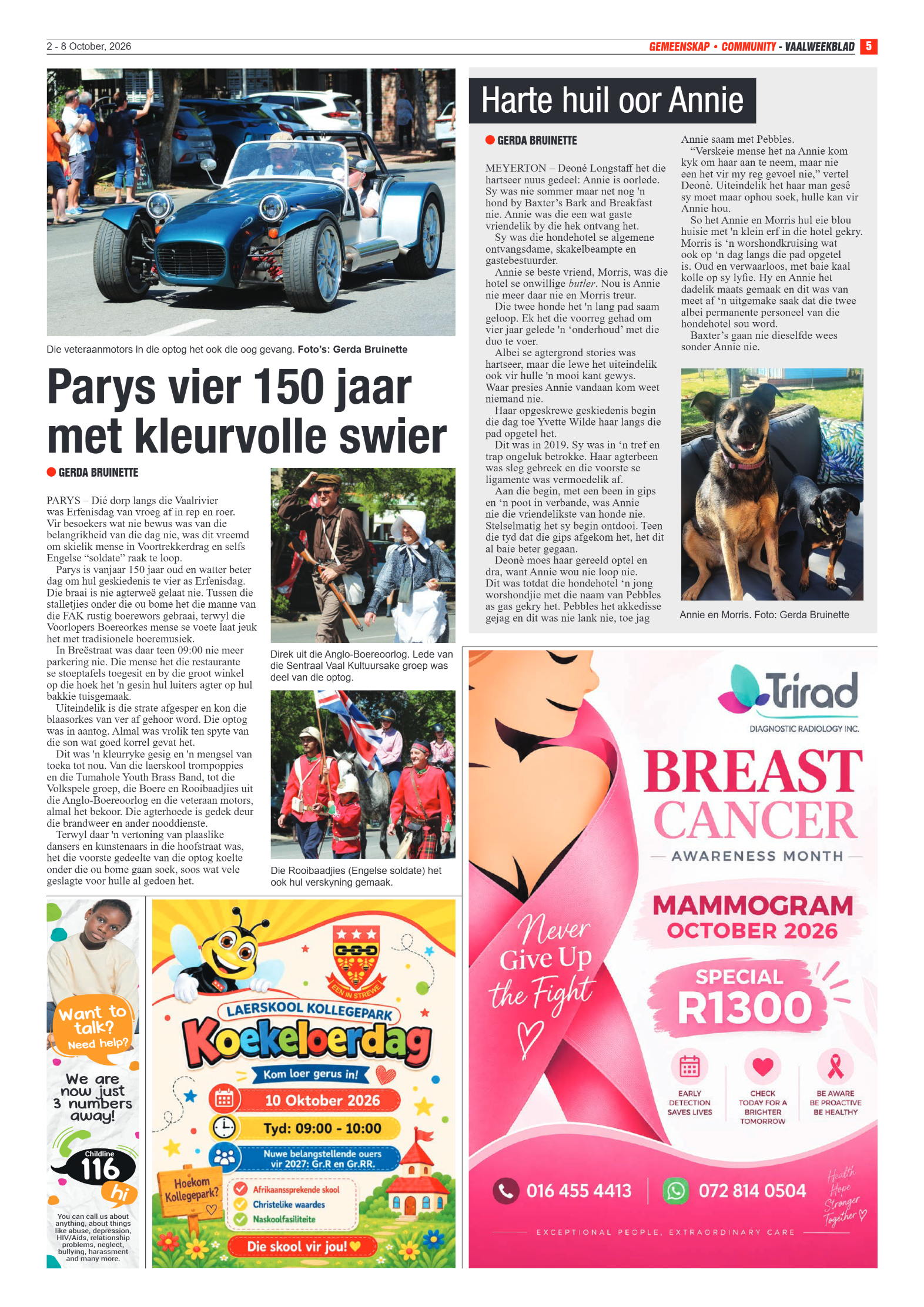 Vaalweekblad – 2 Oktober 2026 page 5