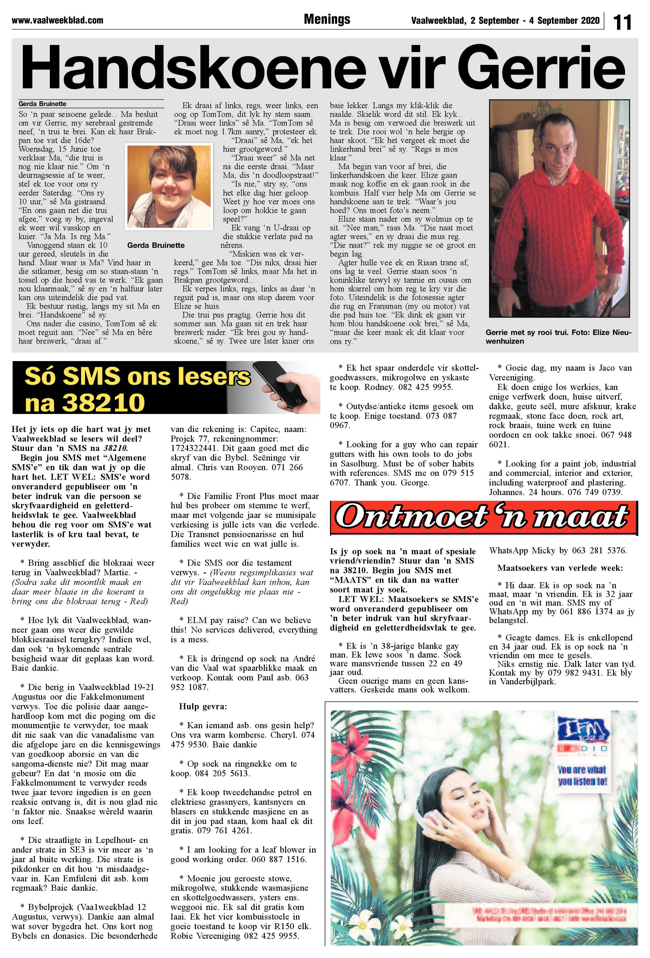 Vaalweekblad 2 September – 4 September 2020 page 11