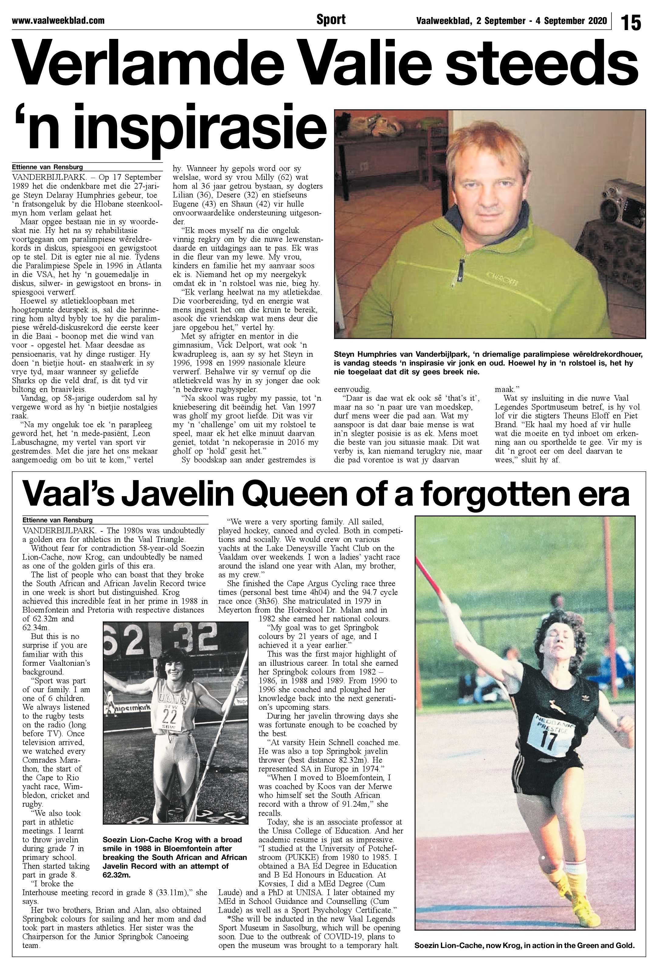 Vaalweekblad 2 September – 4 September 2020 page 15