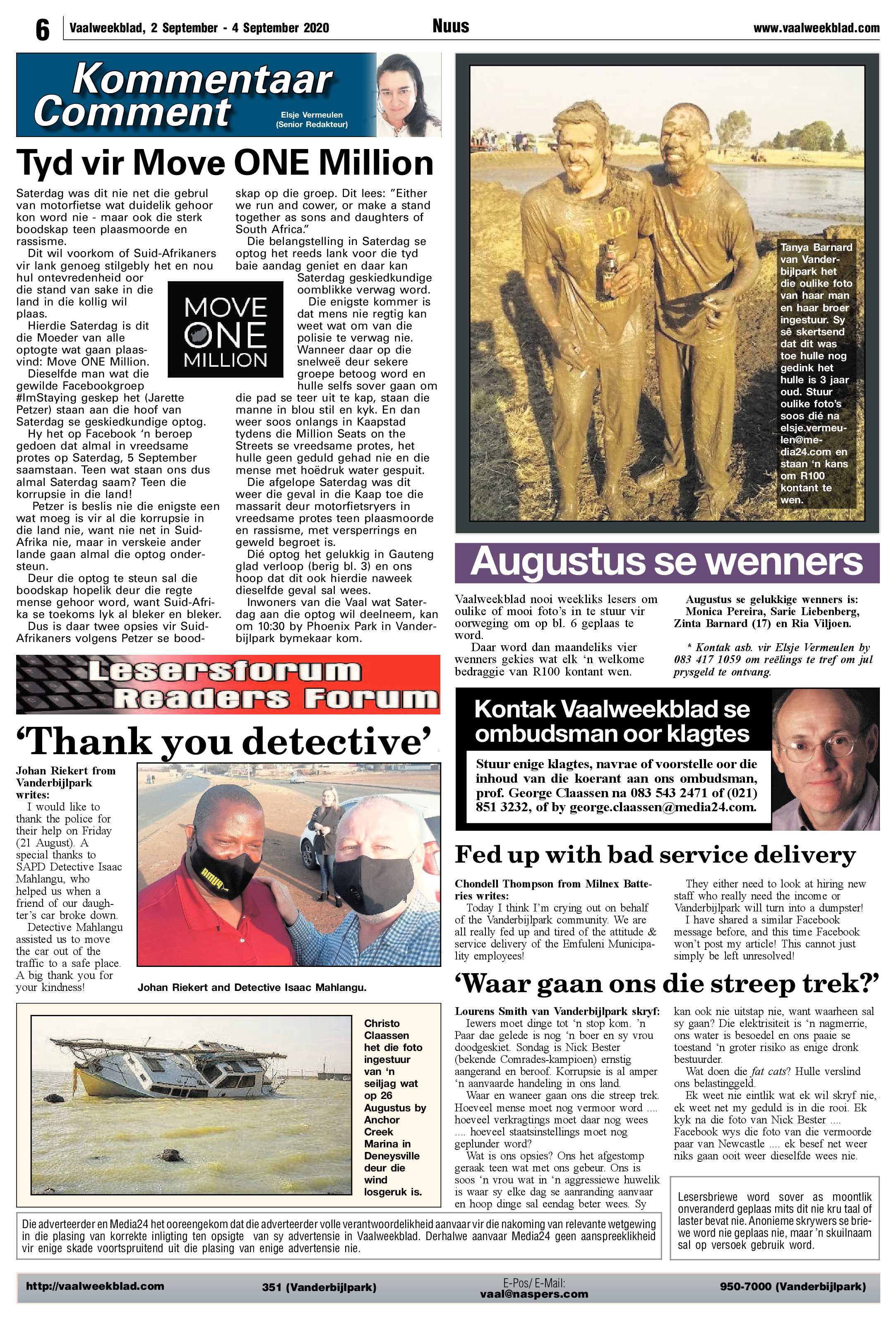 Vaalweekblad 2 September – 4 September 2020 page 6
