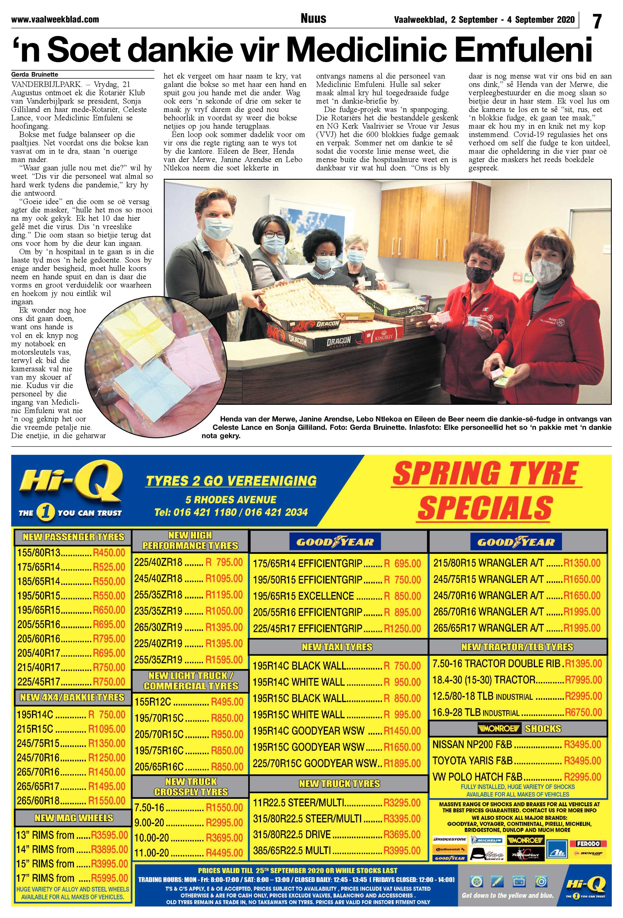 Vaalweekblad 2 September – 4 September 2020 page 7