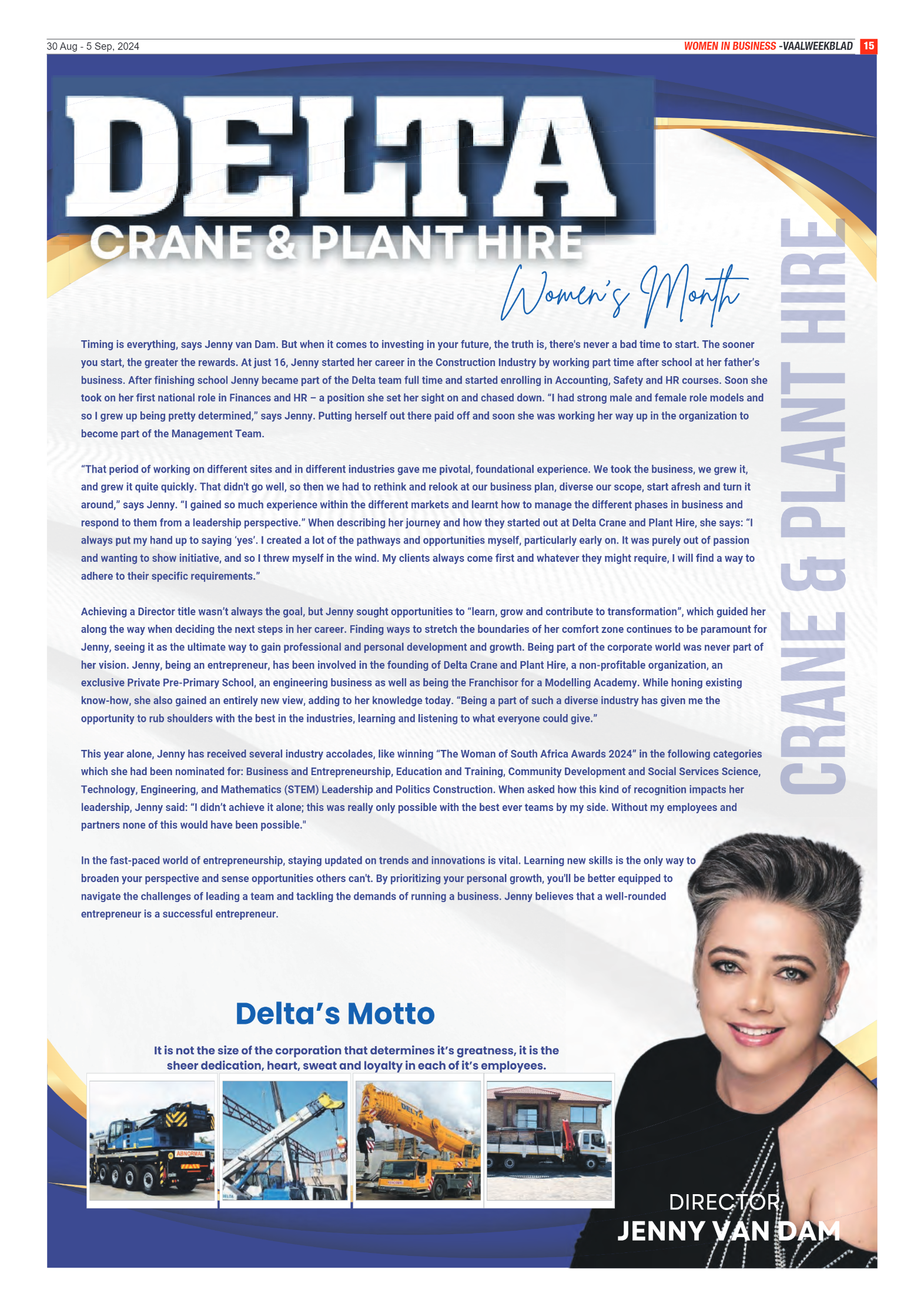 Vaalweekblad 30 Aug – 5 Sep, 2024 page 15