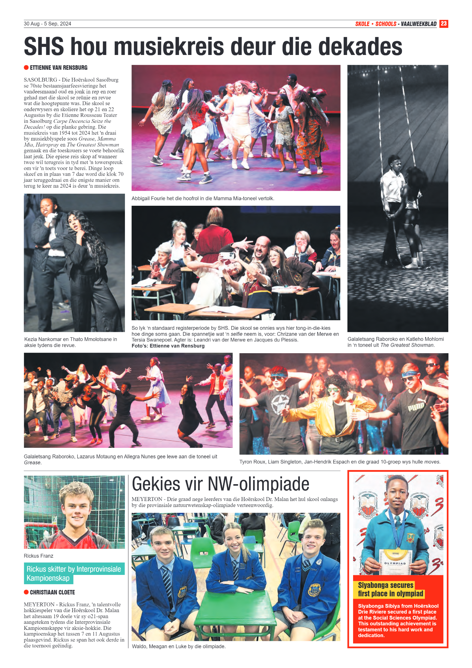 Vaalweekblad 30 Aug – 5 Sep, 2024 page 23