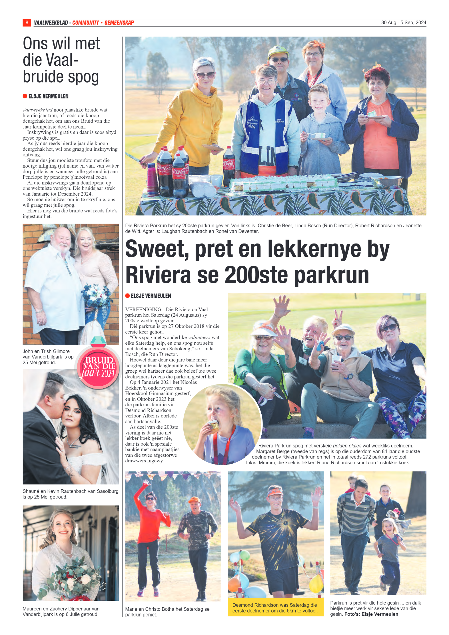 Vaalweekblad 30 Aug – 5 Sep, 2024 page 8