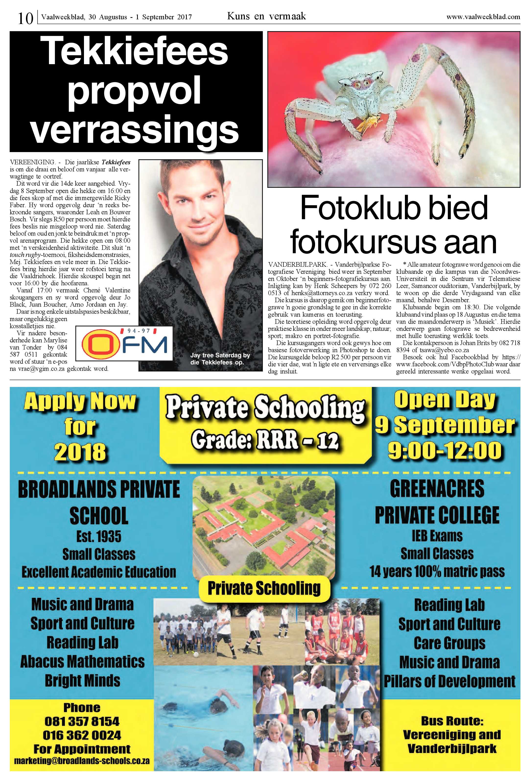 Vaalweekblad 30 Augustus – 1 September 2017 page 10