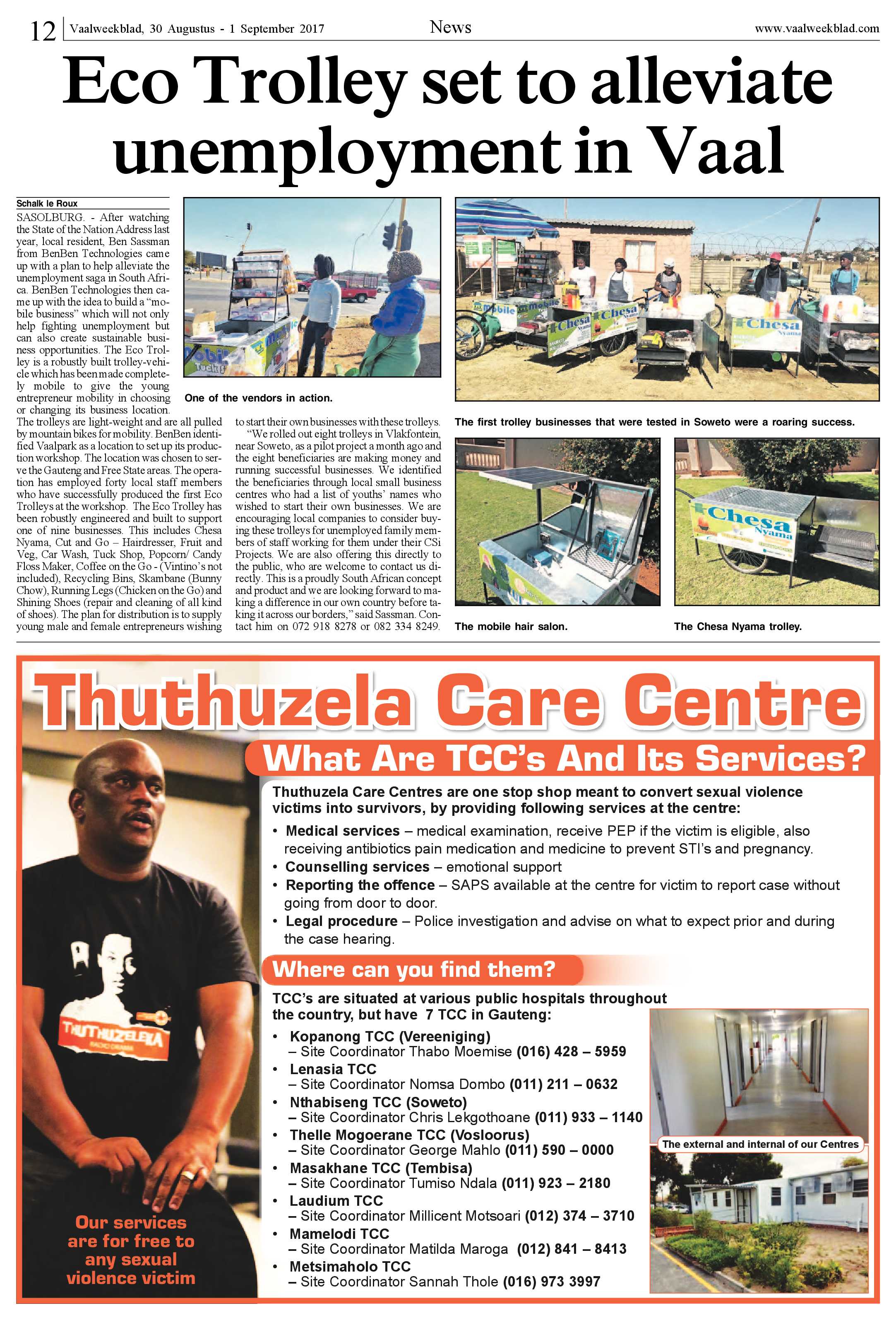 Vaalweekblad 30 Augustus – 1 September 2017 page 12