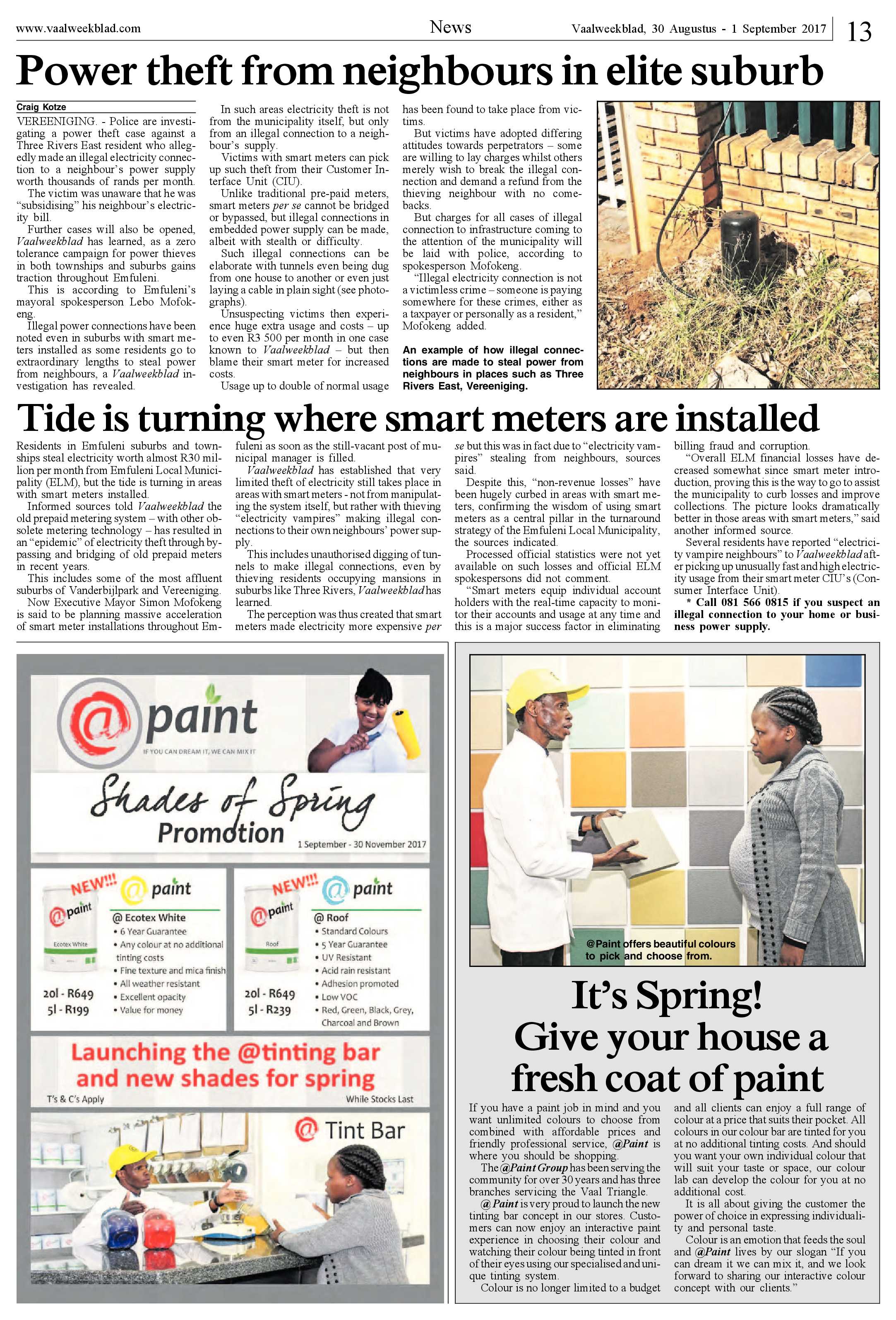 Vaalweekblad 30 Augustus – 1 September 2017 page 13