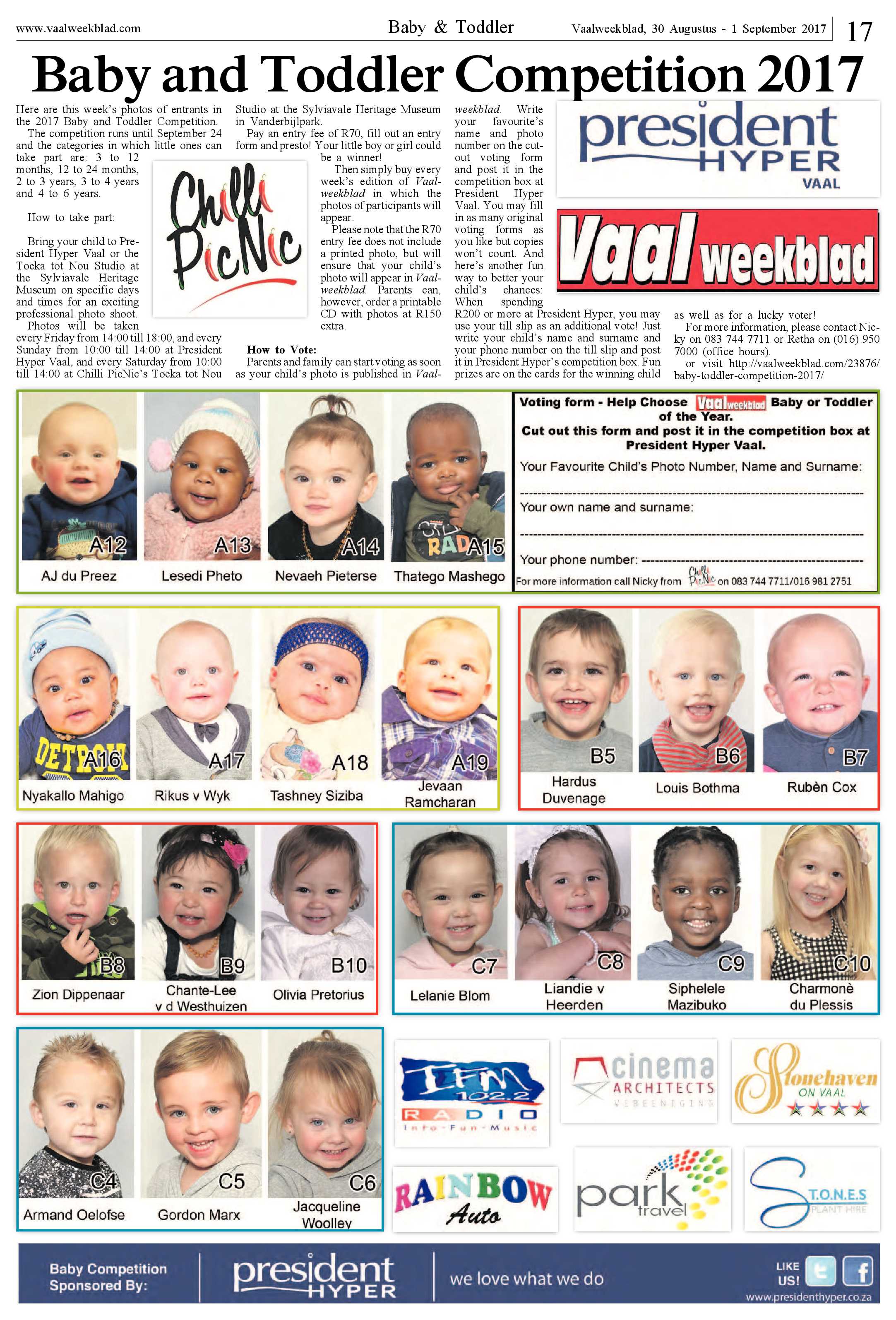 Vaalweekblad 30 Augustus – 1 September 2017 page 17