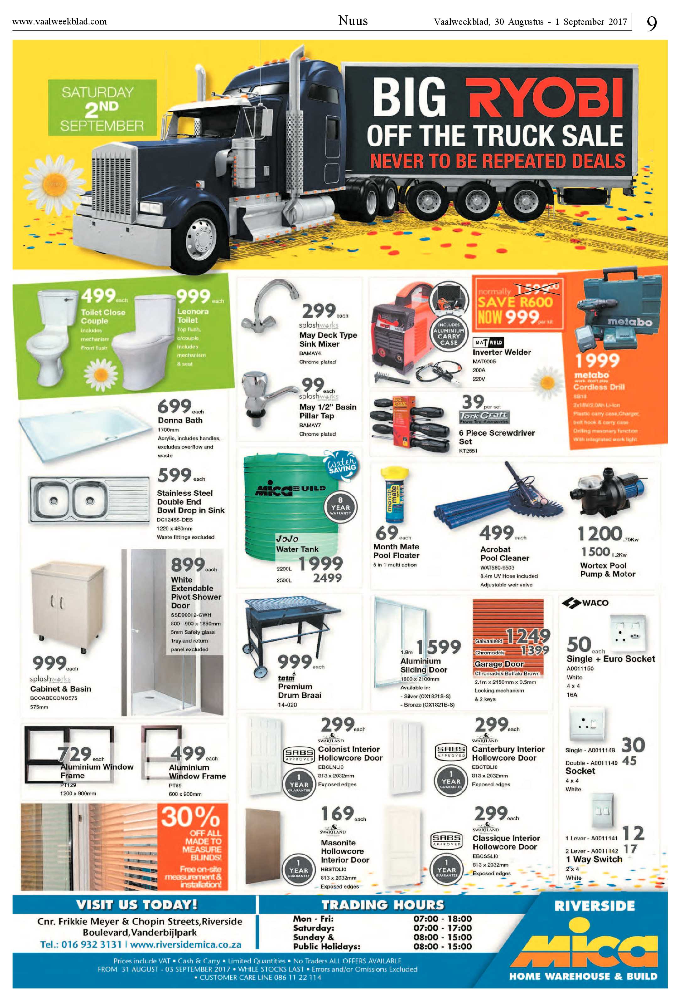 Vaalweekblad 30 Augustus – 1 September 2017 page 9