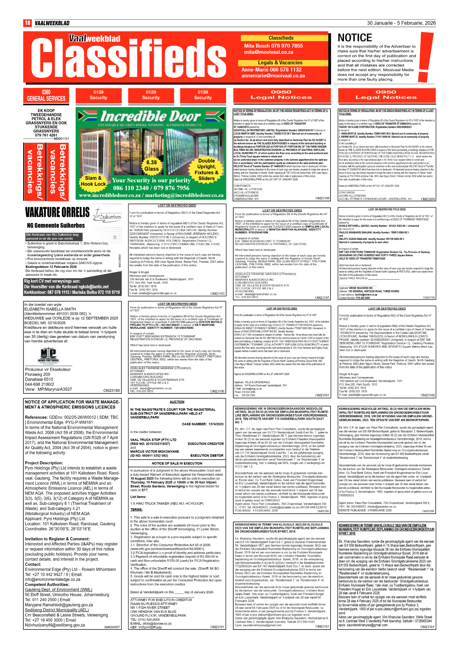 Vaalweekblad 30 Januarie 2026 page 10