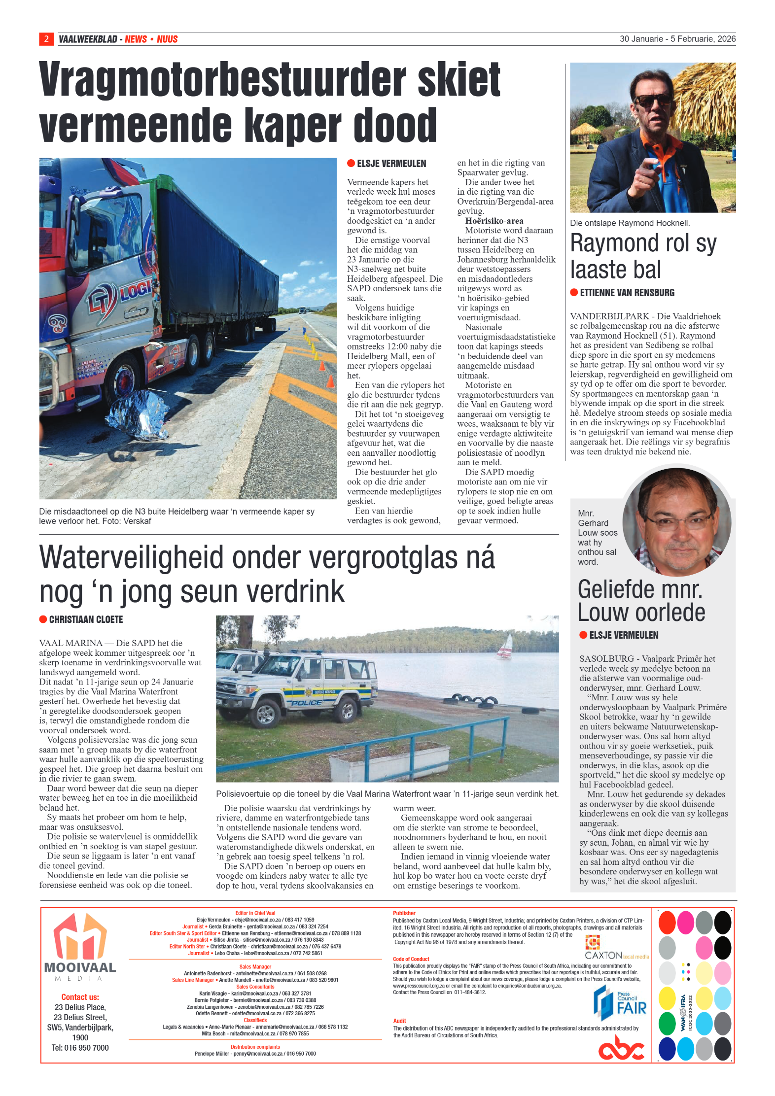 Vaalweekblad 30 Januarie 2026 page 2