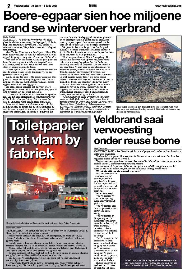 Vaalweekblad 30 Junie – 2 Julie 2021 page 2