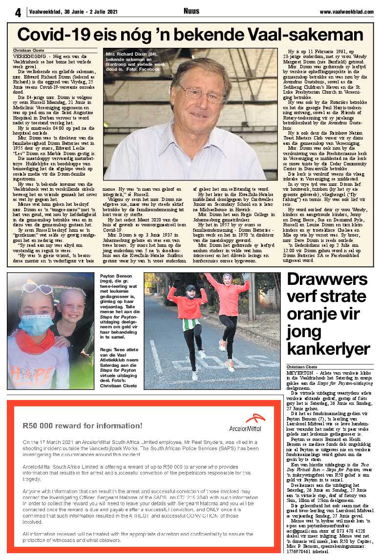 Vaalweekblad 30 Junie – 2 Julie 2021 page 3