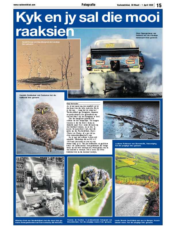 Vaalweekblad, 30 Maart – 1 April 2022 page 13