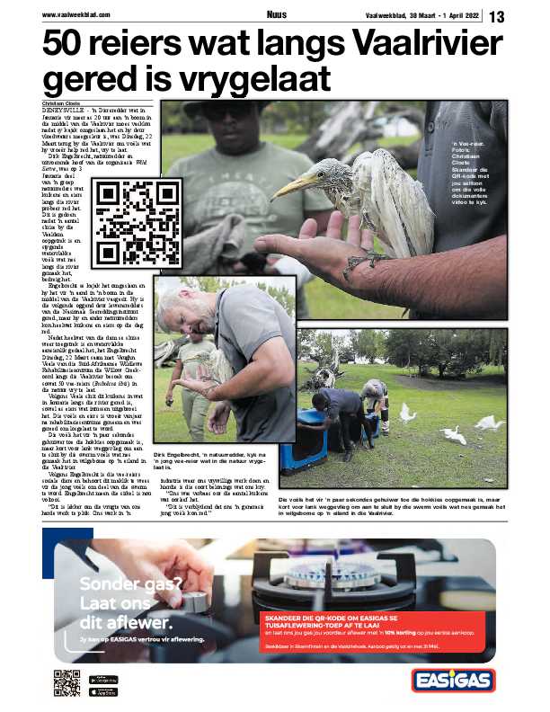 Vaalweekblad, 30 Maart – 1 April 2022 page 15