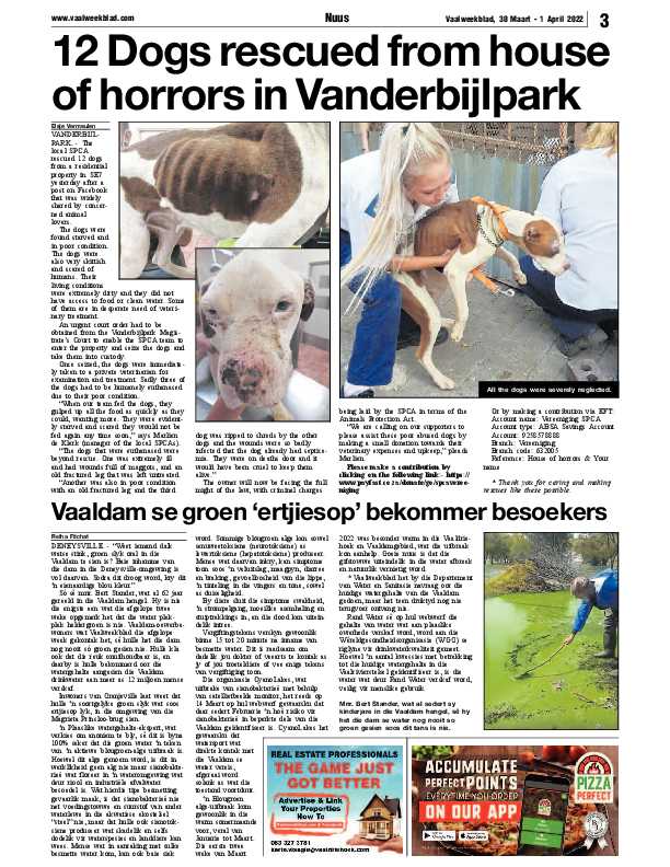 Vaalweekblad, 30 Maart – 1 April 2022 page 3