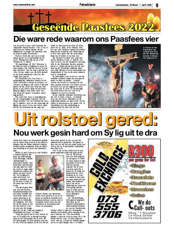 Vaalweekblad, 30 Maart – 1 April 2022 page 9