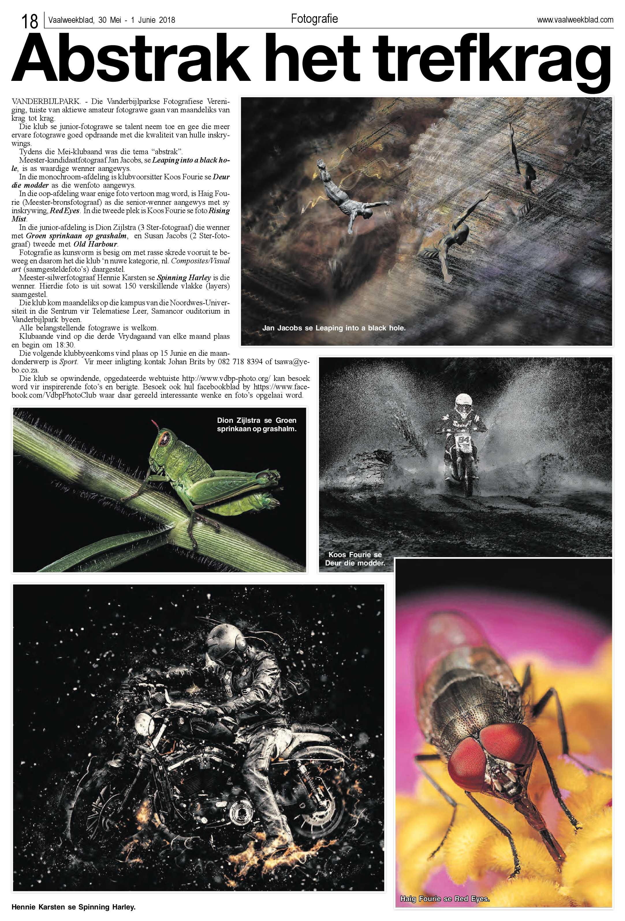 Vaalweekblad 30 Mei – 1 Junie 2018 page 18