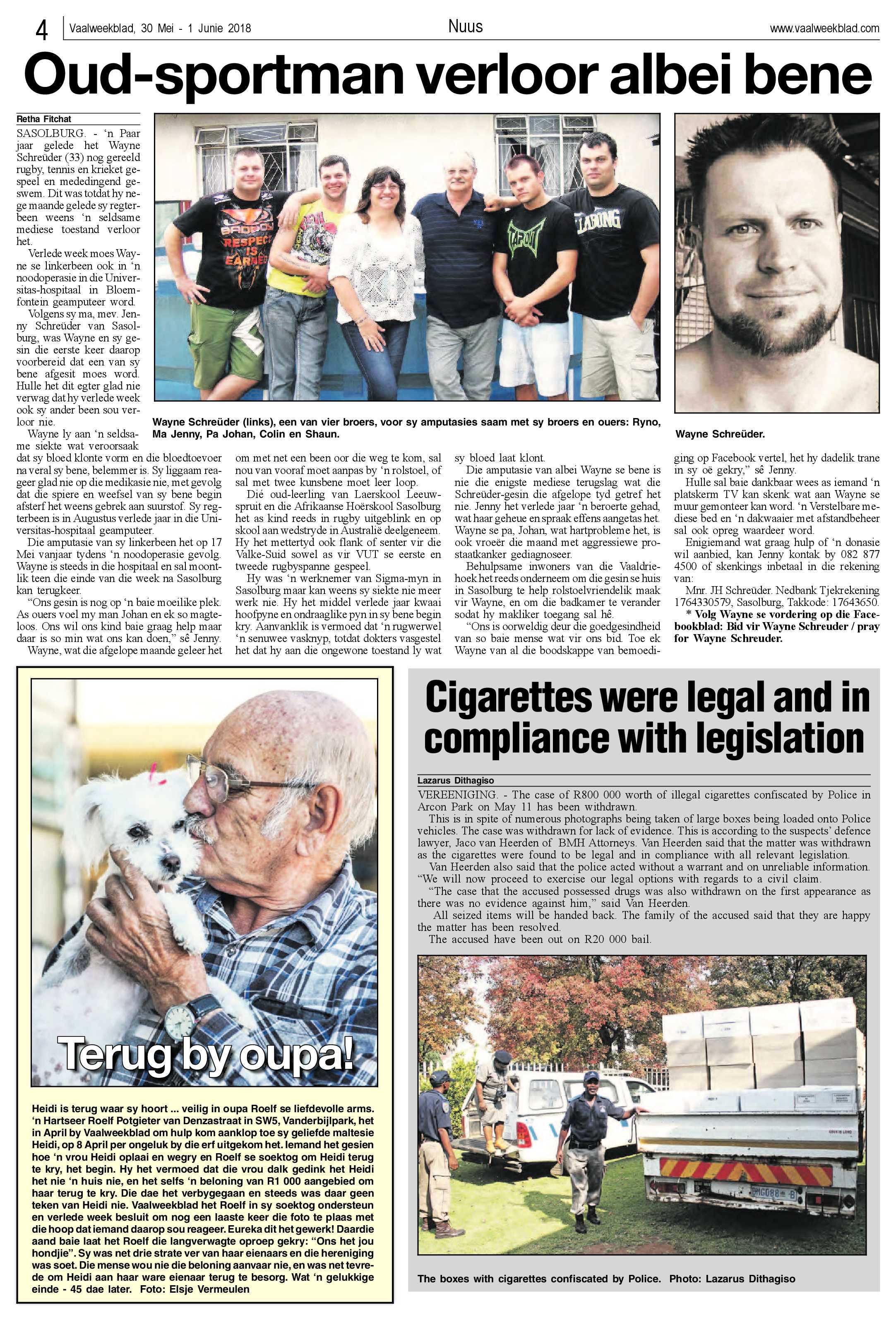 Vaalweekblad 30 Mei – 1 Junie 2018 page 4
