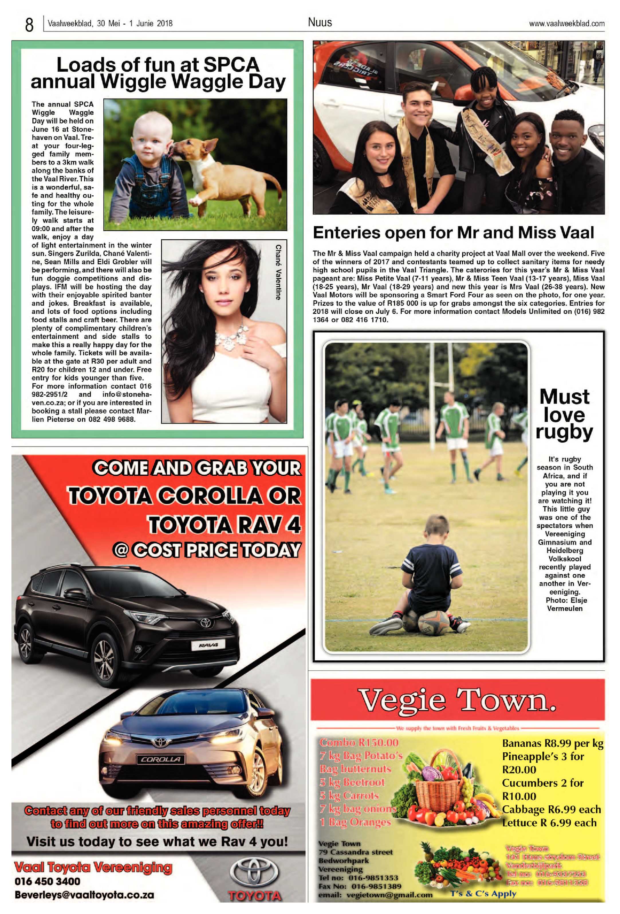 Vaalweekblad 30 Mei – 1 Junie 2018 page 8