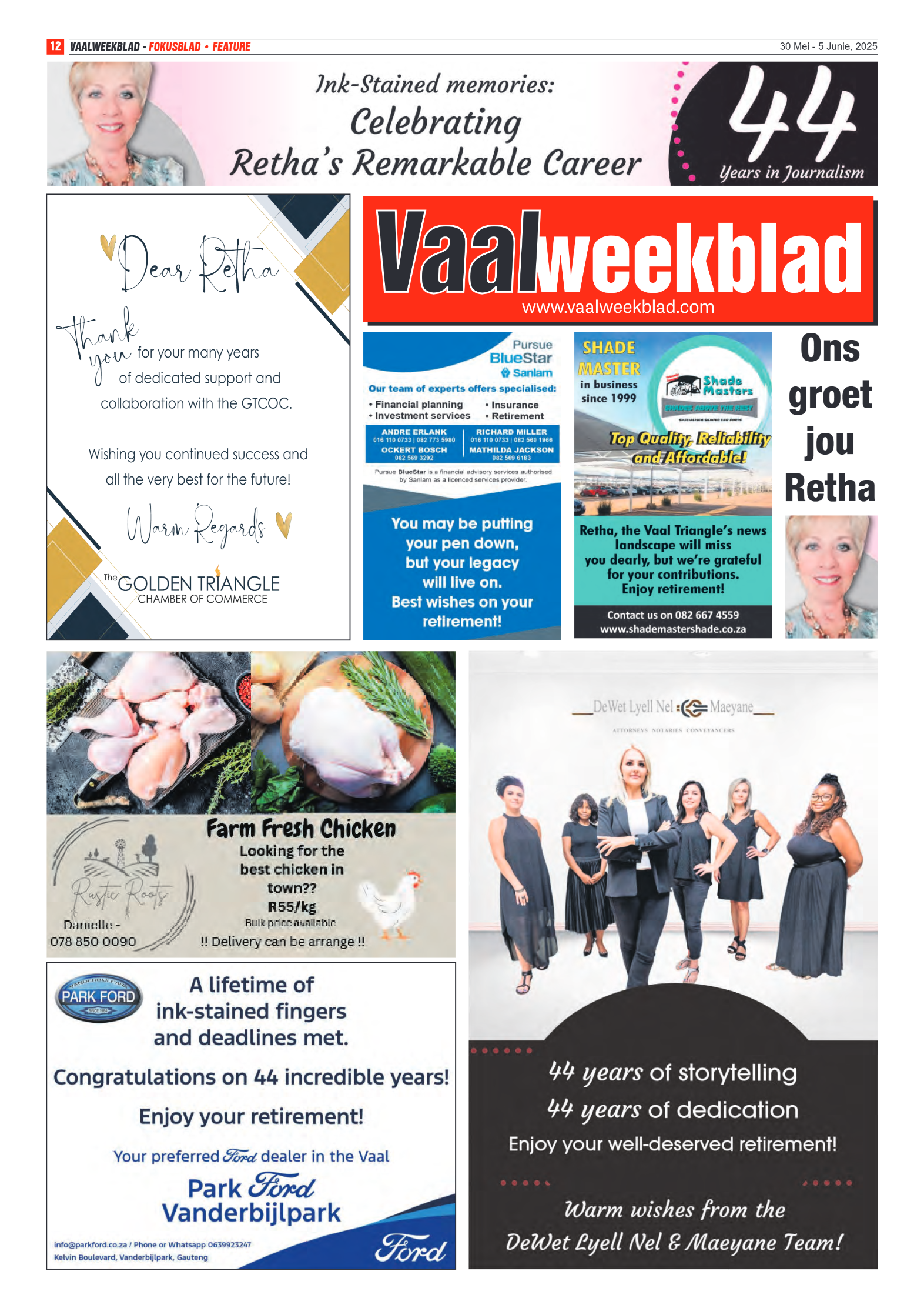 Vaalweekblad – 30 Mei – 5 Junie, 2025 page 12