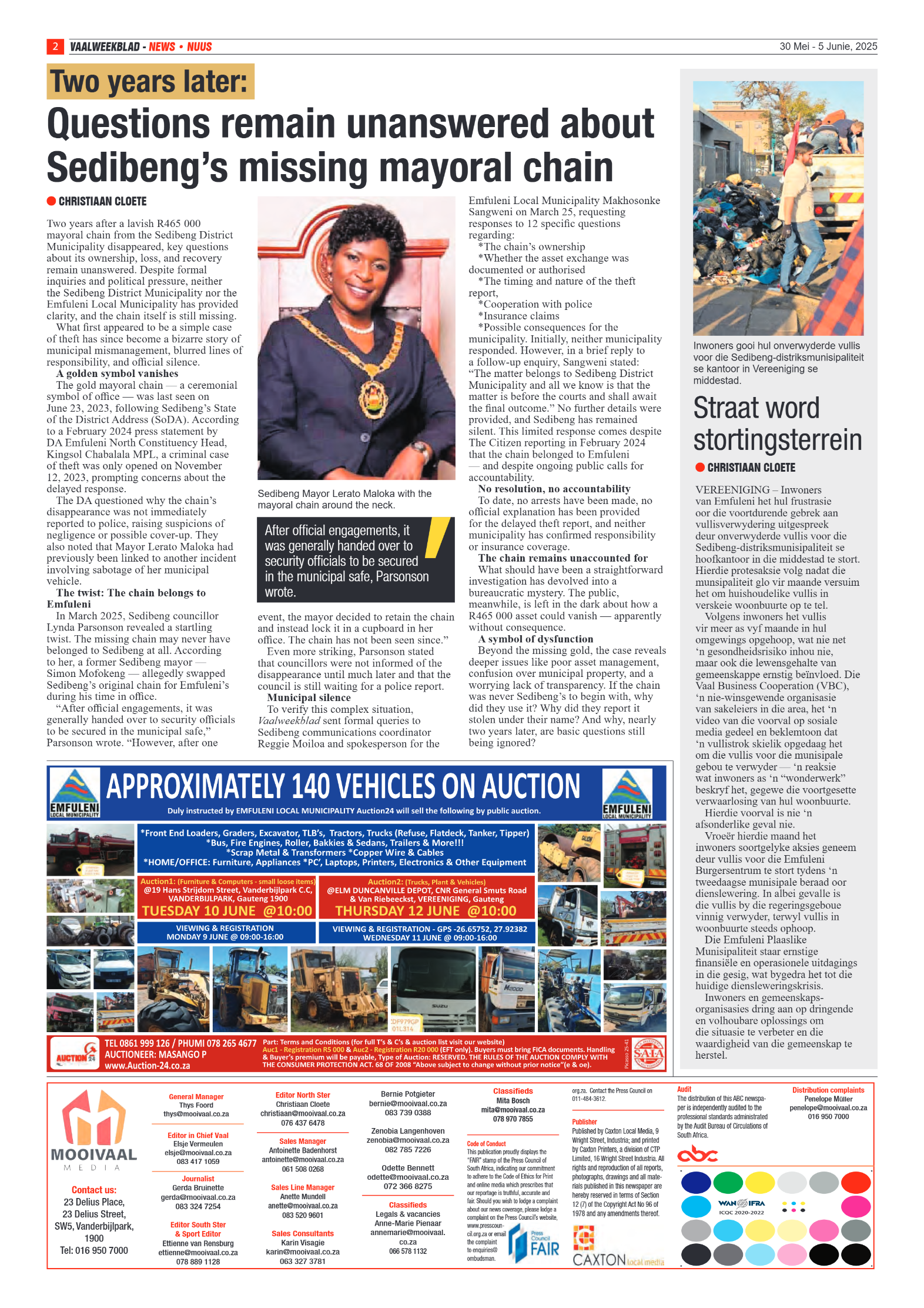 Vaalweekblad – 30 Mei – 5 Junie, 2025 page 2