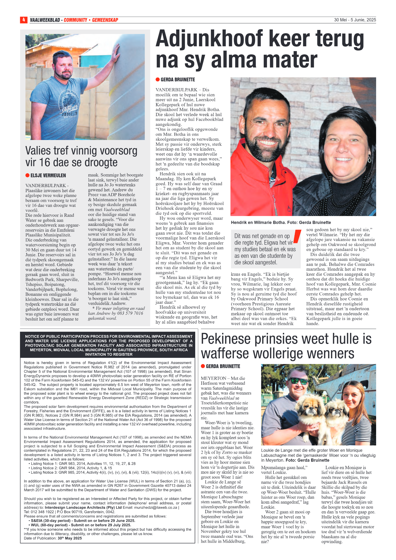 Vaalweekblad – 30 Mei – 5 Junie, 2025 page 4