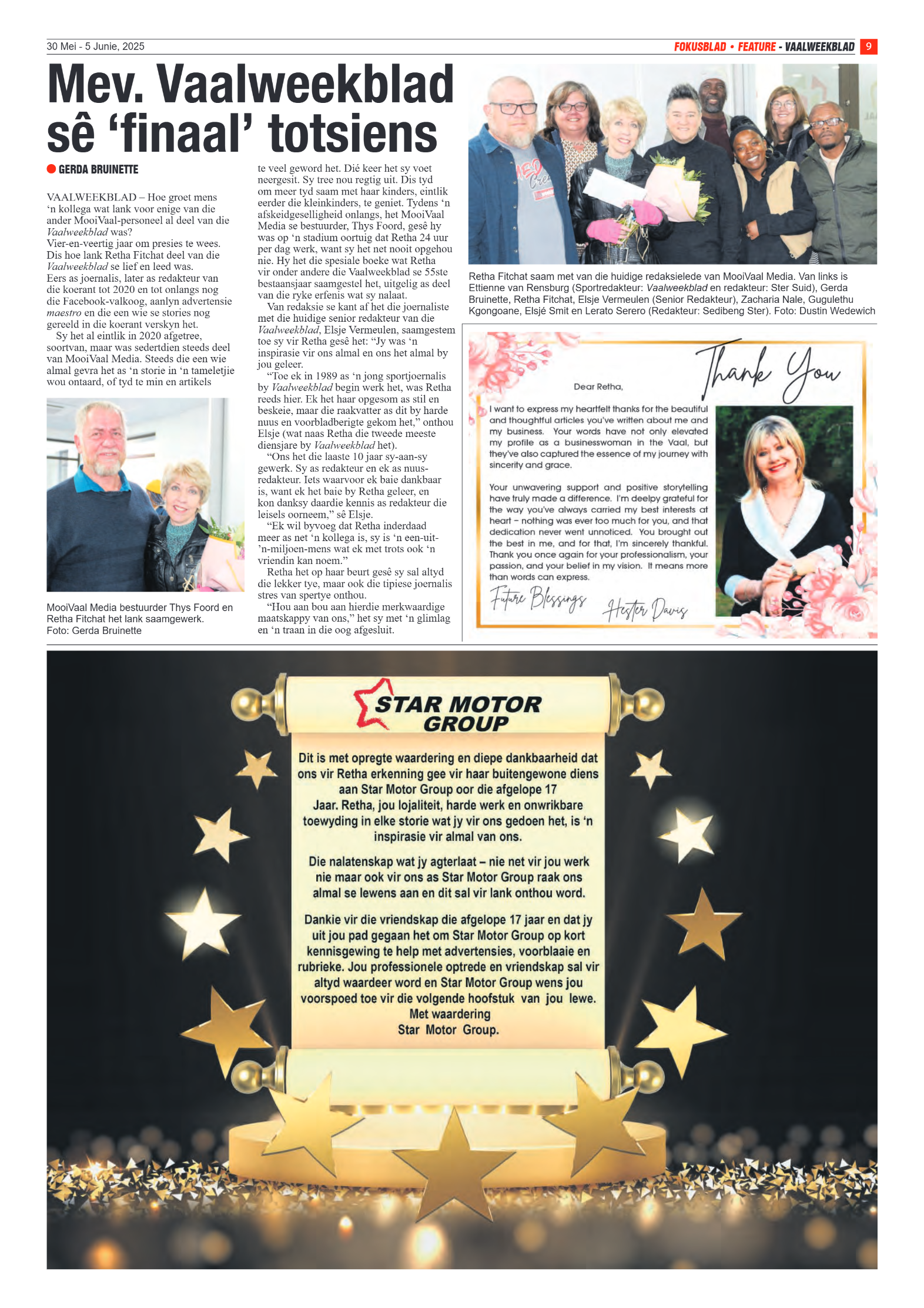 Vaalweekblad – 30 Mei – 5 Junie, 2025 page 9