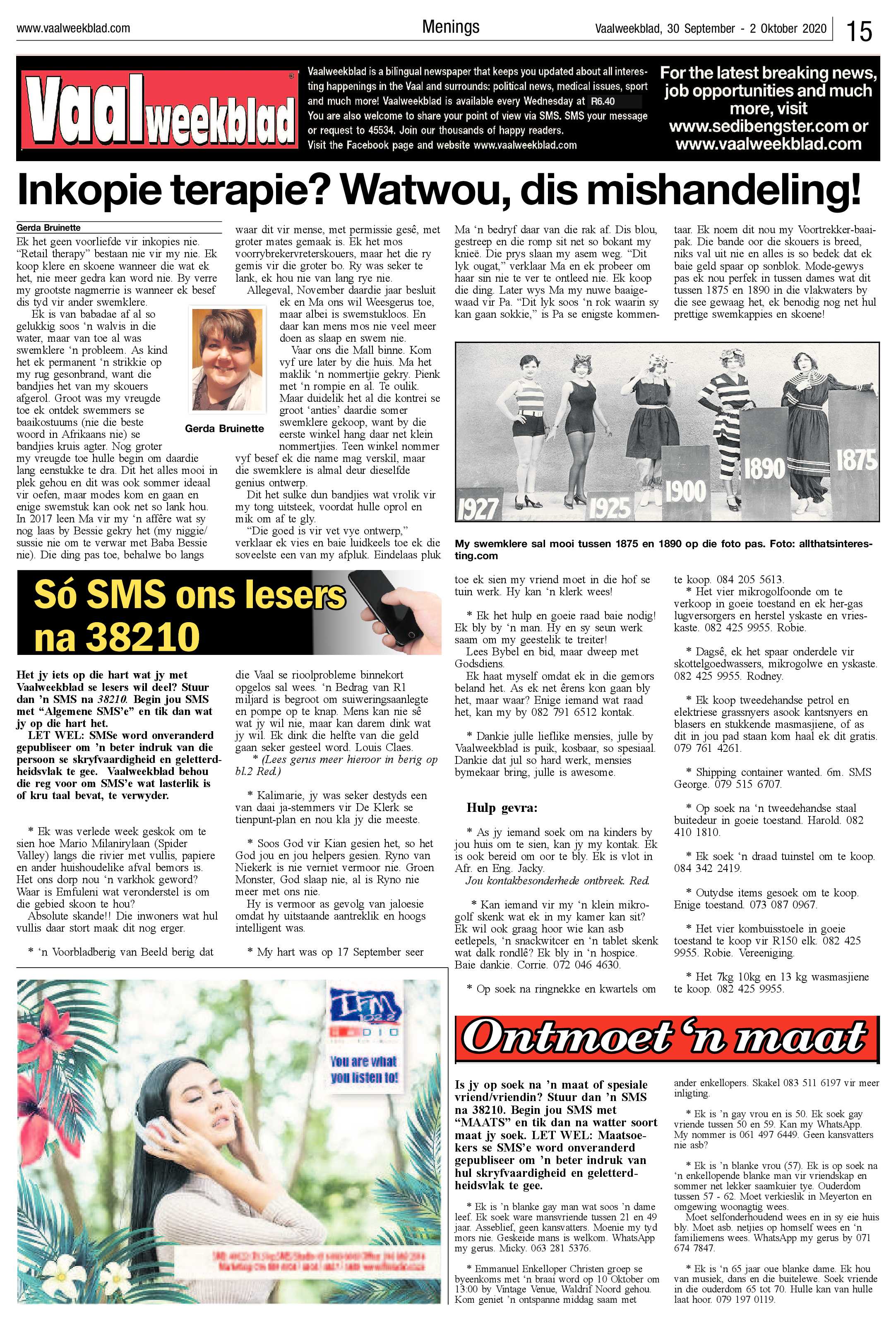 Vaalweekblad 30 September – 2 Oktober 2020 page 15